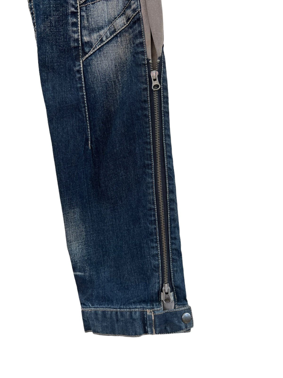 PPFM Vintage PPFM Bondage Denim Parachute Cargo Jeans Size US 32 / EU 48 - 12 Thumbnail