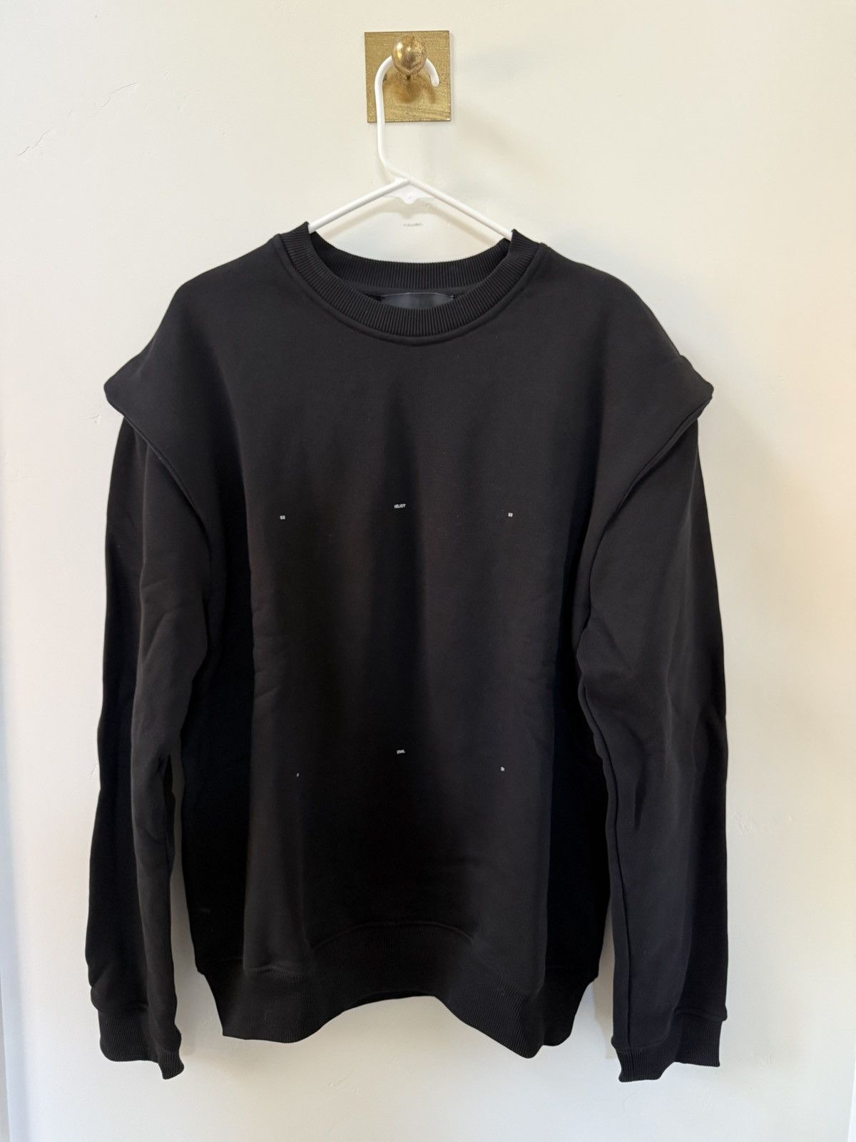 Heliot Emil Heliot Emil Black Outline Logo Sweatshirt Size US M / EU 48-50 / 2 - 1 Thumbnail