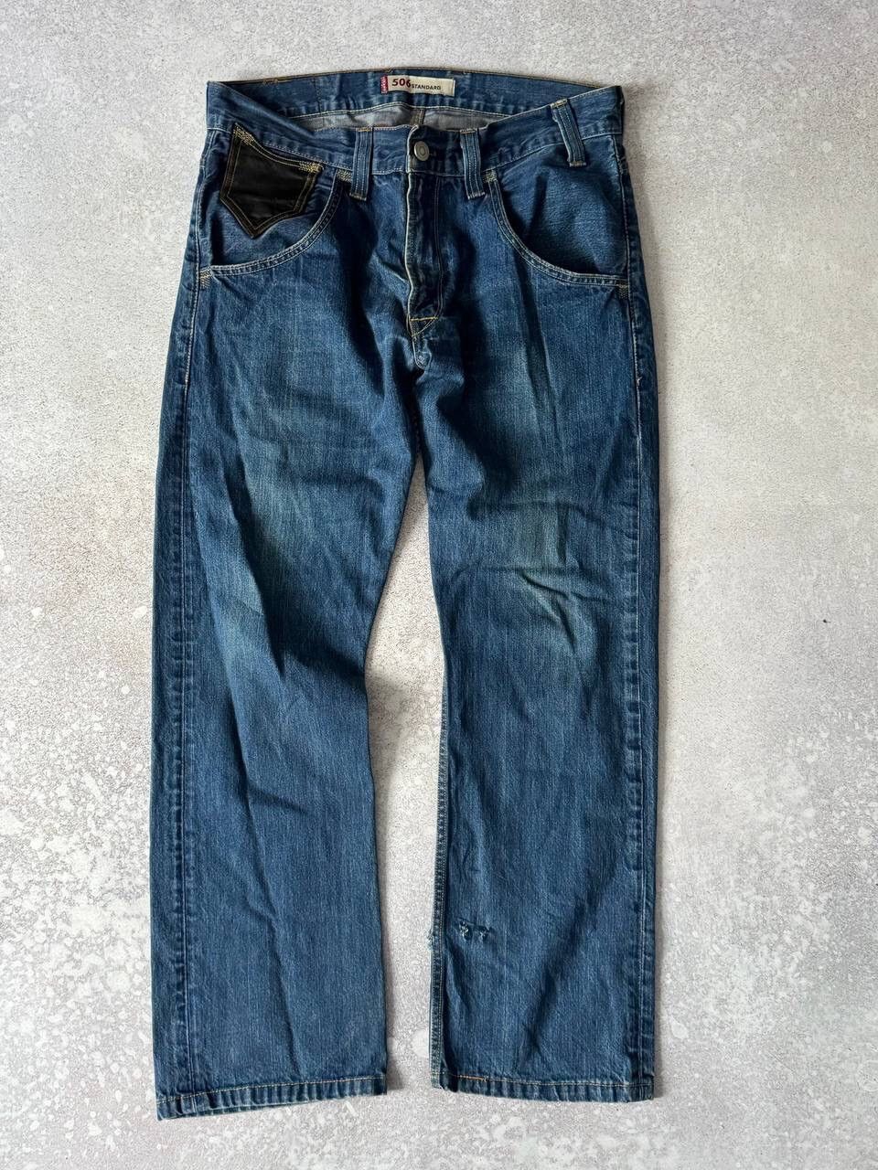 Levi's × Levi's Vintage Clothing × Vintage Vintage Levi’s 506 Denim Pants Y2K Rare Item Size W36 L34 Size US 34 / EU 50 - 4 Thumbnail