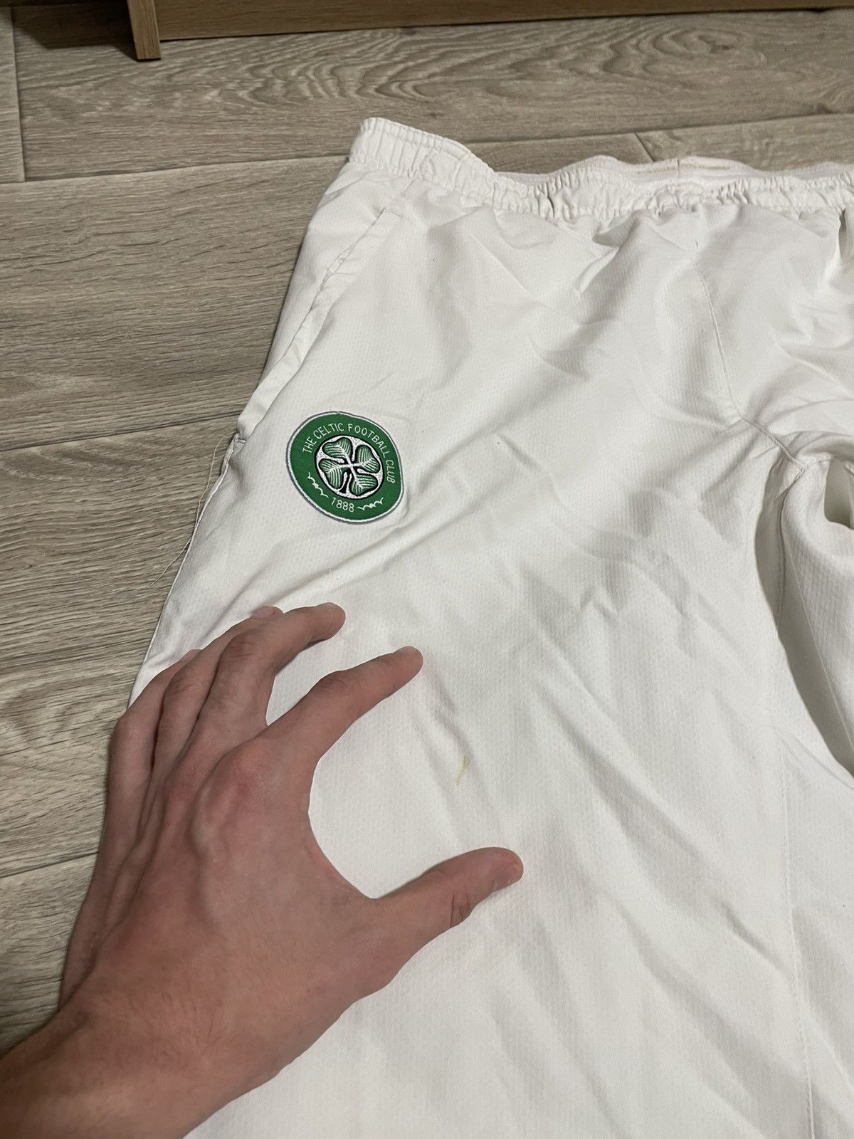 Nike × Vintage Nike Celtic Vintage White Track Pants Drill Swoosh Size US 32 / EU 48 - 6 Thumbnail