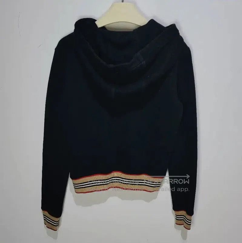 Burberry Burberry Black Cotton Women's Hoodie. Size XS / US 0-2 / IT 36-38 - 2 Thumbnail