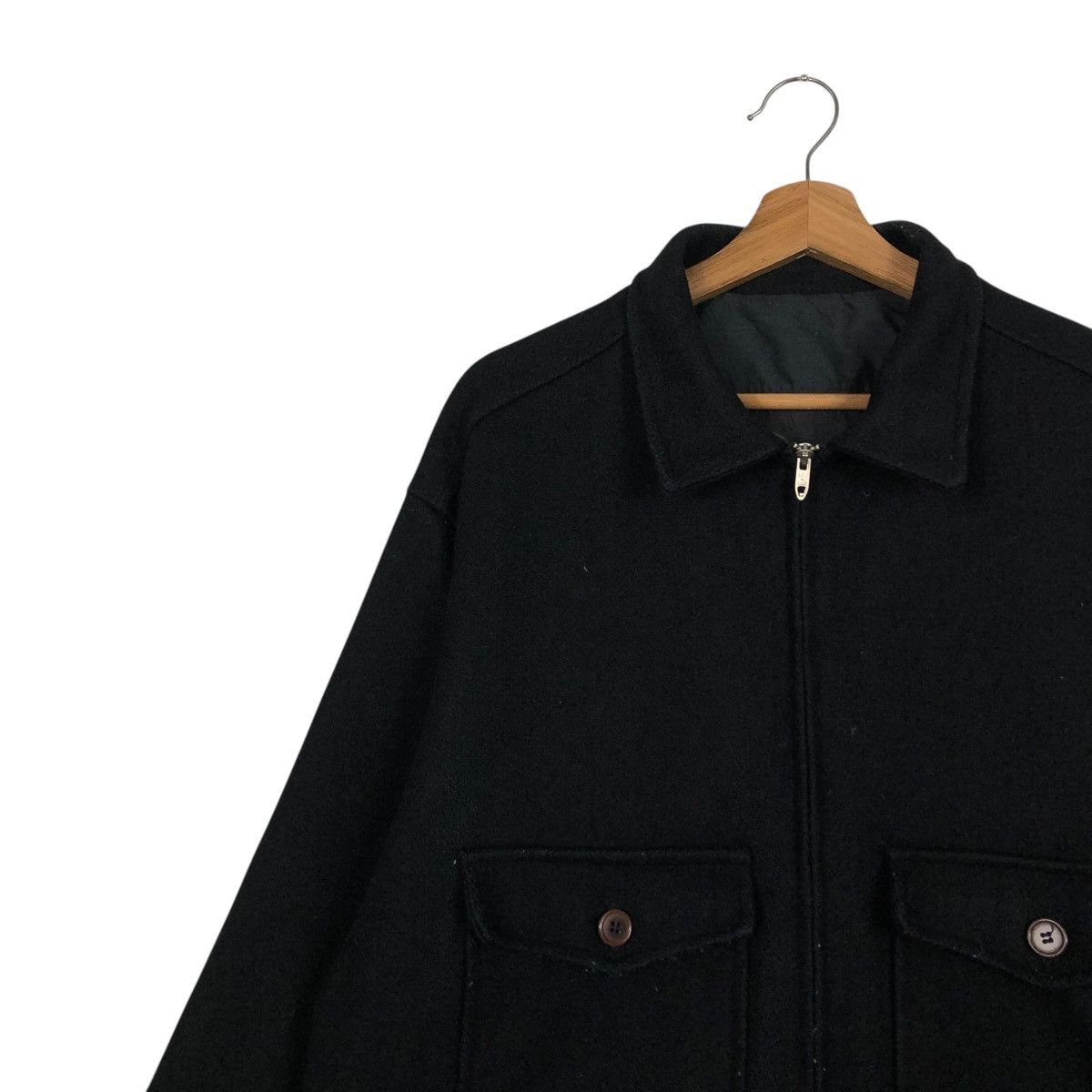 Vintage 🔥VINTAGE WOOL WORK JACKET BLUE MARLIN ISSEY MIYAKE Size US M / EU 48-50 / 2 - 9 Thumbnail