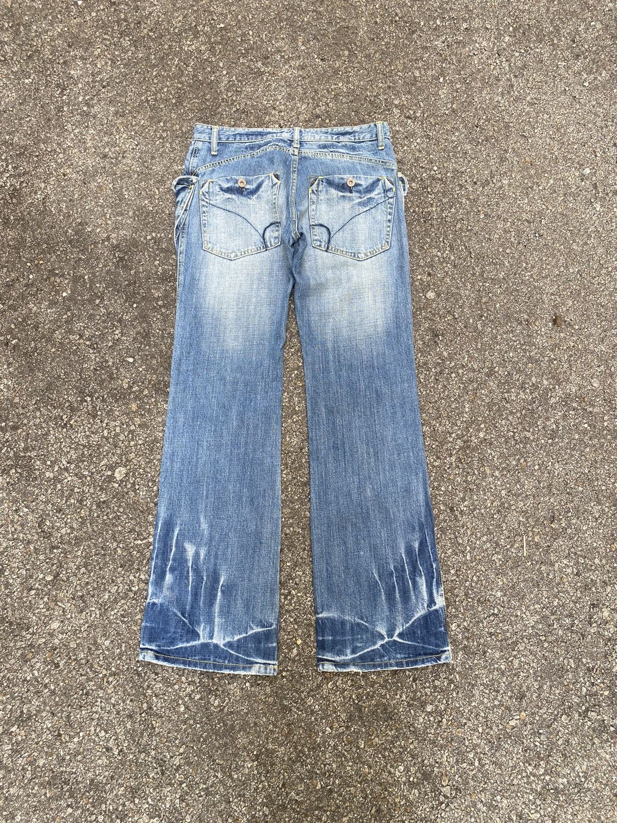Kapital Flare Jeans Back Number Monkey Pocket Japanese Denim Size US 30 / EU 46 - 10 Thumbnail