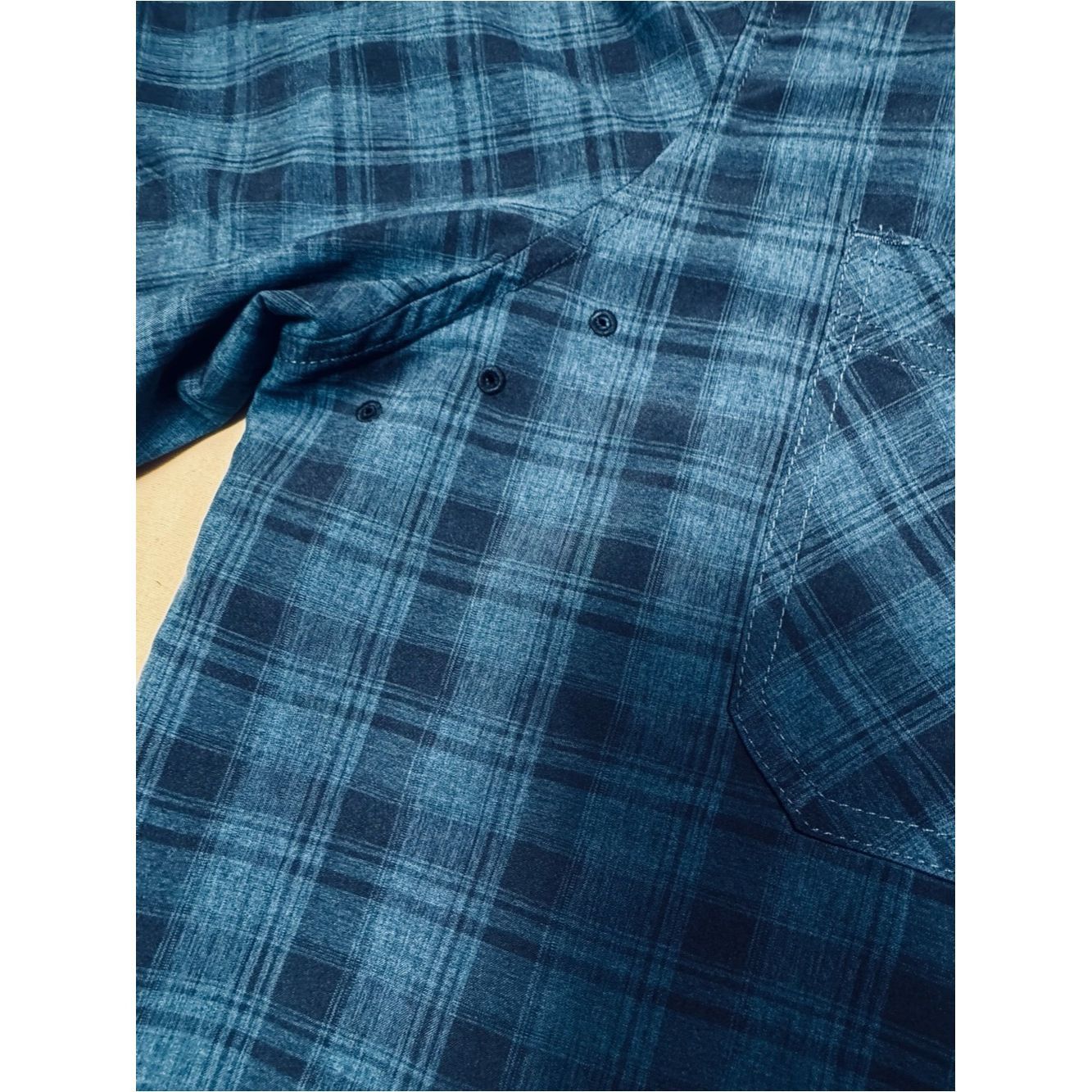 Orvis Orvis Short Sleeve Blue Plaid Shirt Size XXL Size US XXL / EU 58 / 5 - 5 Thumbnail