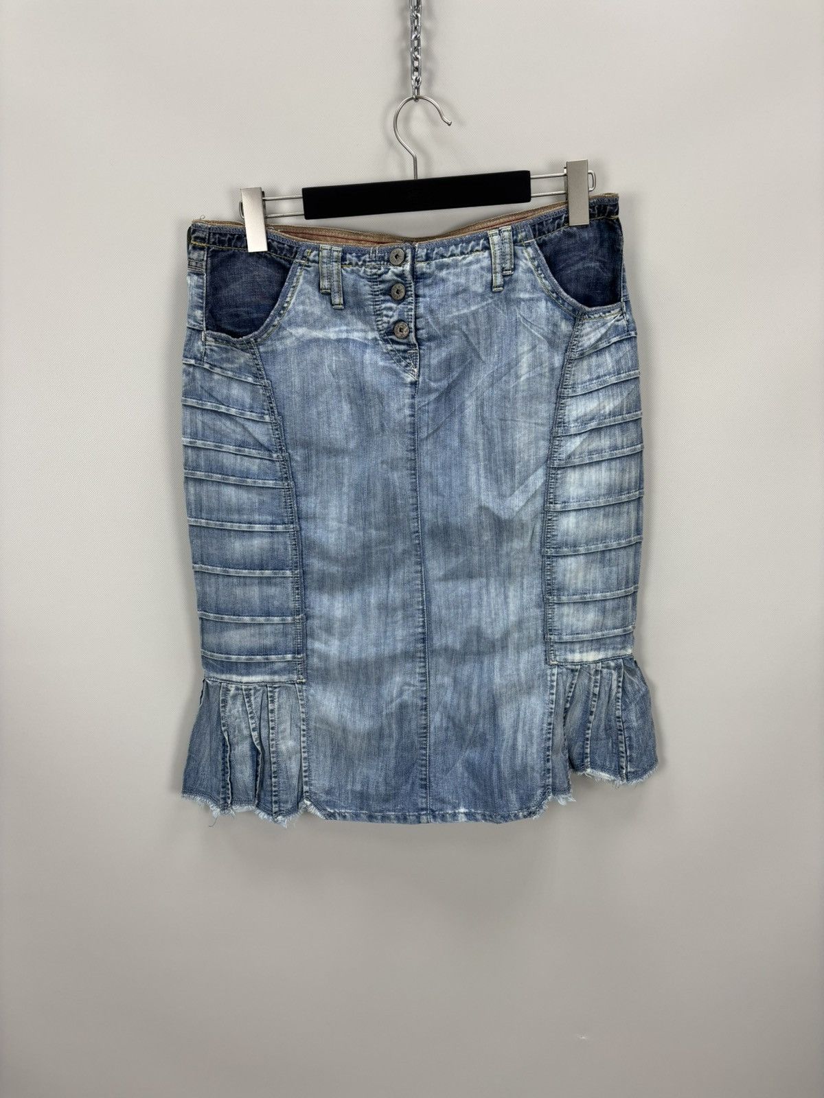 スカート MARITHE FRANCOIS GIRBAUD frill skirt marithe francois girbaud Frill Skirt MARITHÉ & FRANÇOIS GIRBAUD