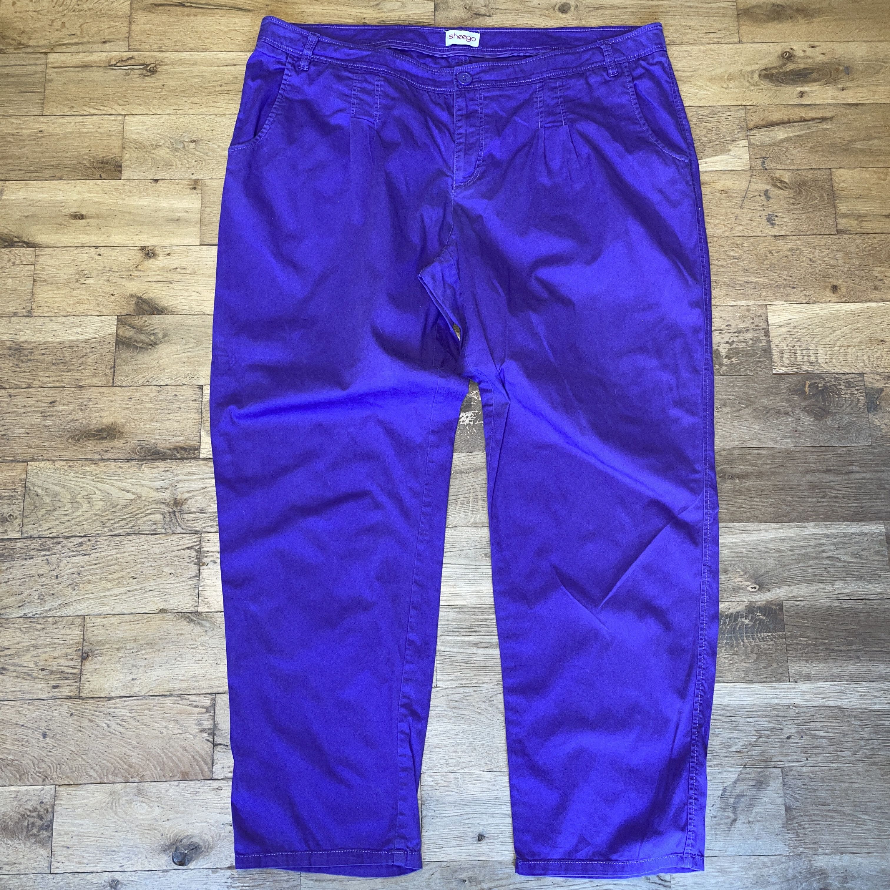 Vintage Sheego Women's Pants Large Size 60 Size 36" / US 14 / IT 50 - 1 Thumbnail