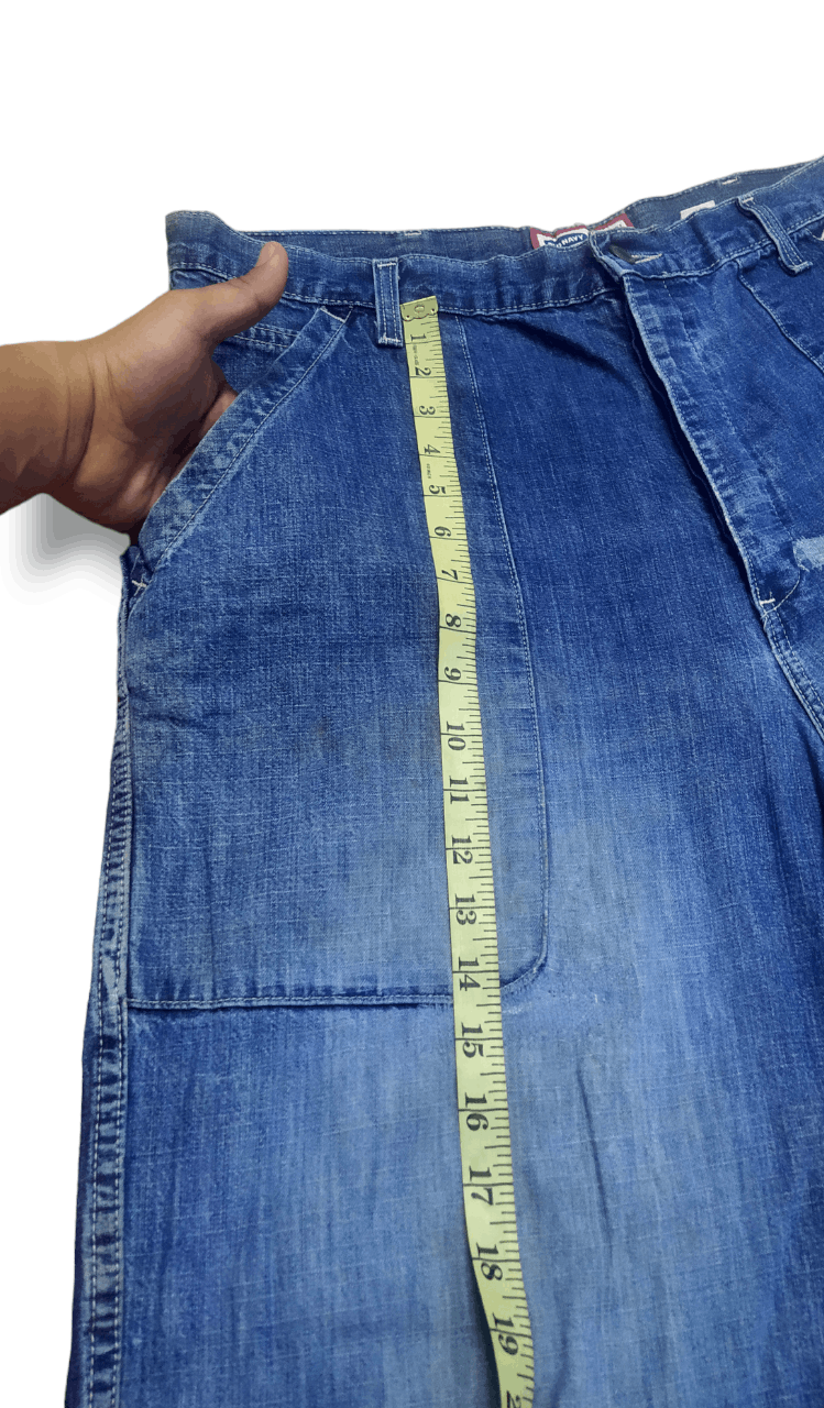 Jean Shop Vintage Old Navy Jeans Big Pocket Rare Pattern Size US 37 - 5 Thumbnail