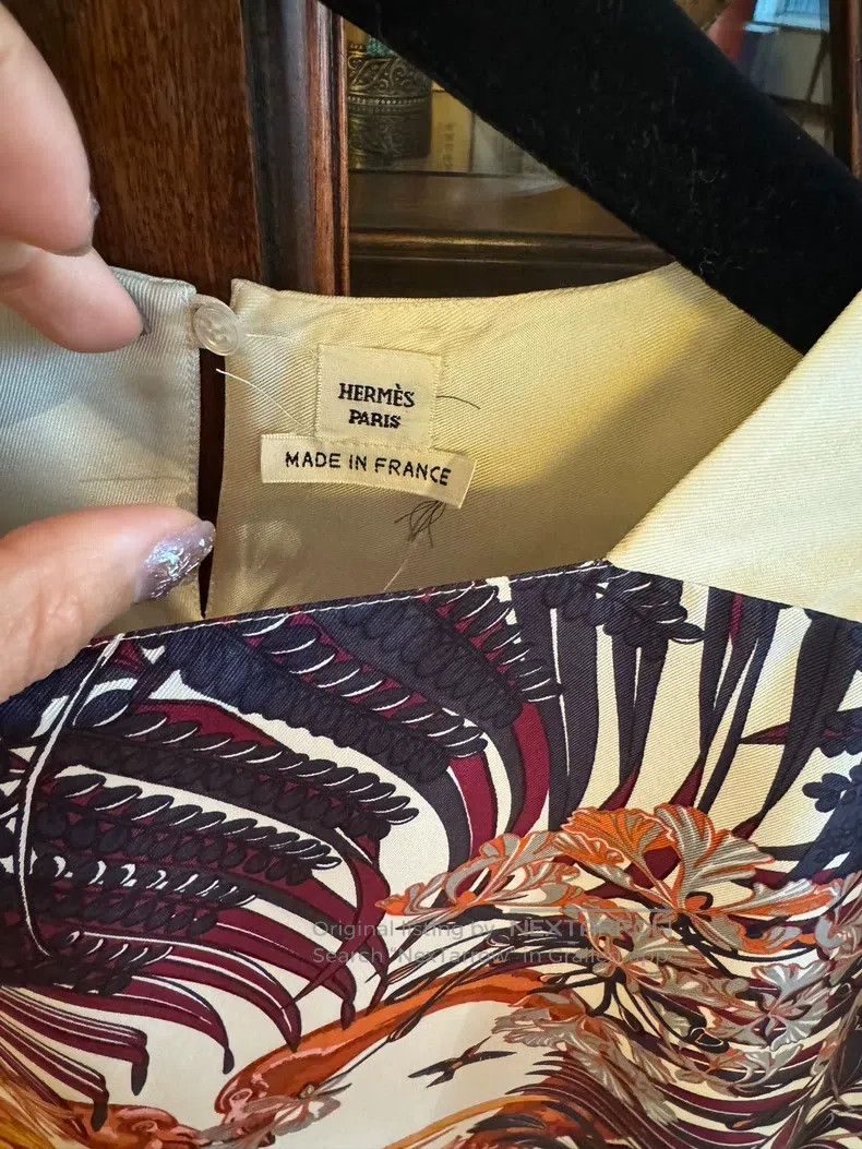 Other Hermes Silk Printed Top Size XXS / US 00 / IT 34 - 3 Thumbnail