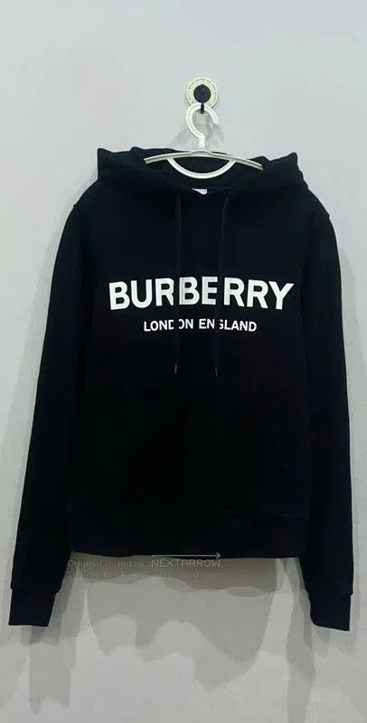 Burberry Black Cotton Men’s Hoodie.