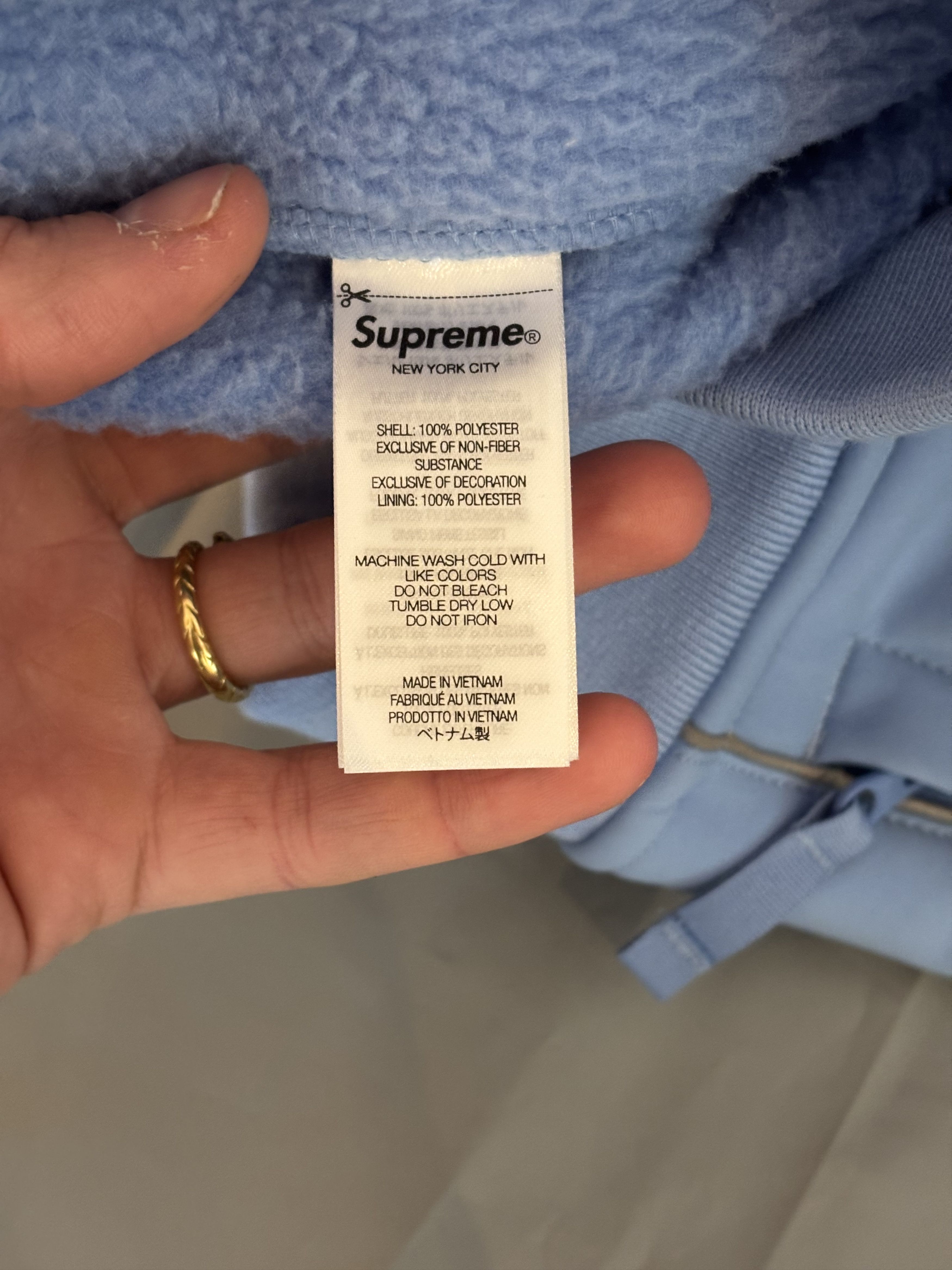 Supreme Pantalon de survêtement Supreme Gore tex Bright bleu clair Size US 32 / EU 48 - 14 Thumbnail