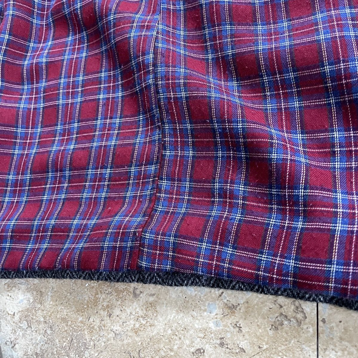 Oliver Spencer Oliver Spencer tweed wool sport coat with red plaid lining Size 38R - 4 Thumbnail