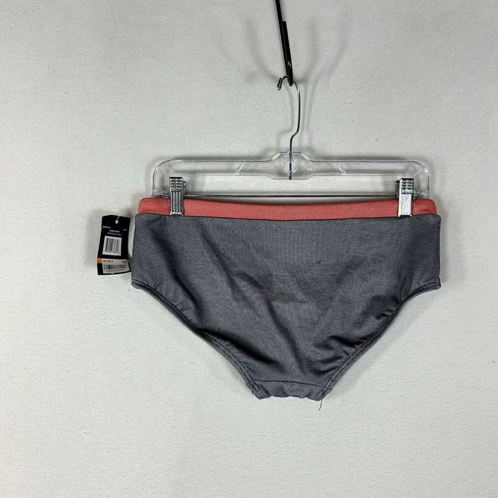 Tommy Hilfiger Tommy Hilfiger Bikini Bottoms Womens Small Navy Hipster NWT Size 28" / US 6 / IT 42 - 5 Thumbnail