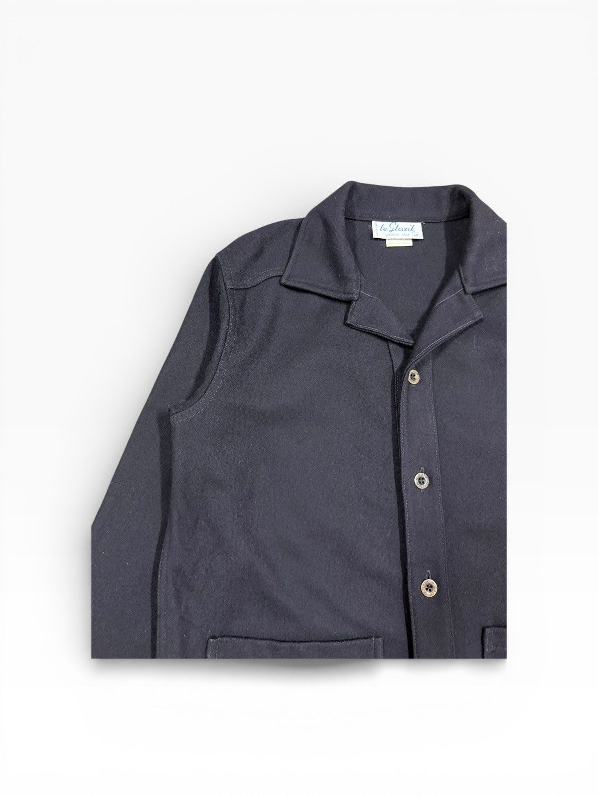 If Six Was Nine Vtg🔥Le Glazik Depuis 1928 Sailor France Wool Buttoned Jacket Size US M / EU 48-50 / 2 - 7 Thumbnail
