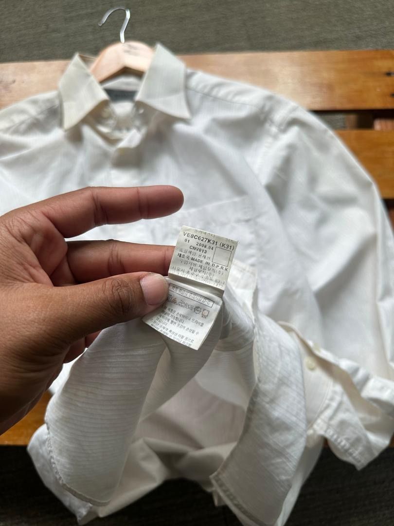 Givenchy GIVENCHY PLAIN WHITE SHIRT Size US L / EU 52-54 / 3 - 5 Thumbnail