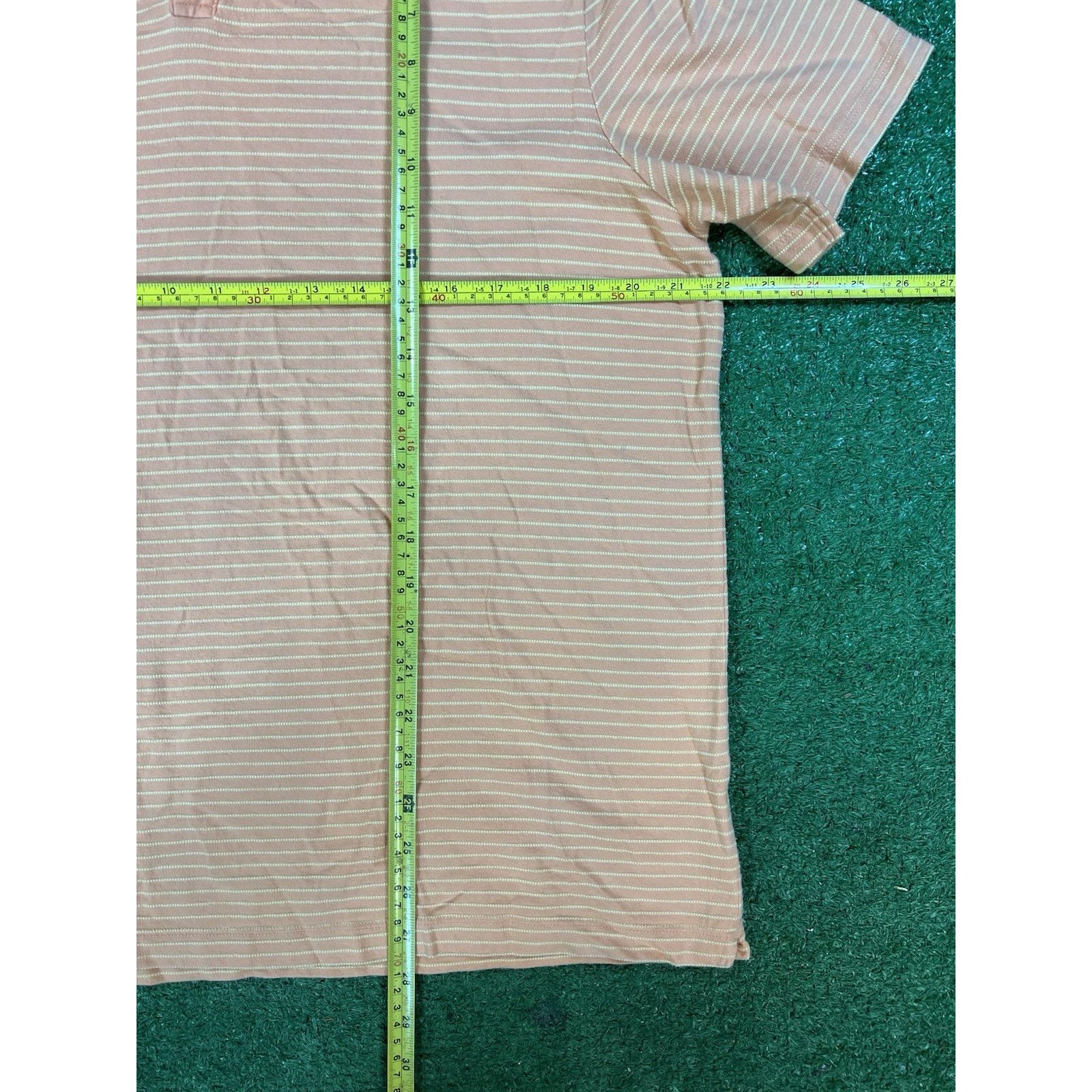 UNTUCKit Untuckit Polo Shirt Golf Orange Short Sleeve Men Sz L Size US L / EU 52-54 / 3 - 3 Thumbnail