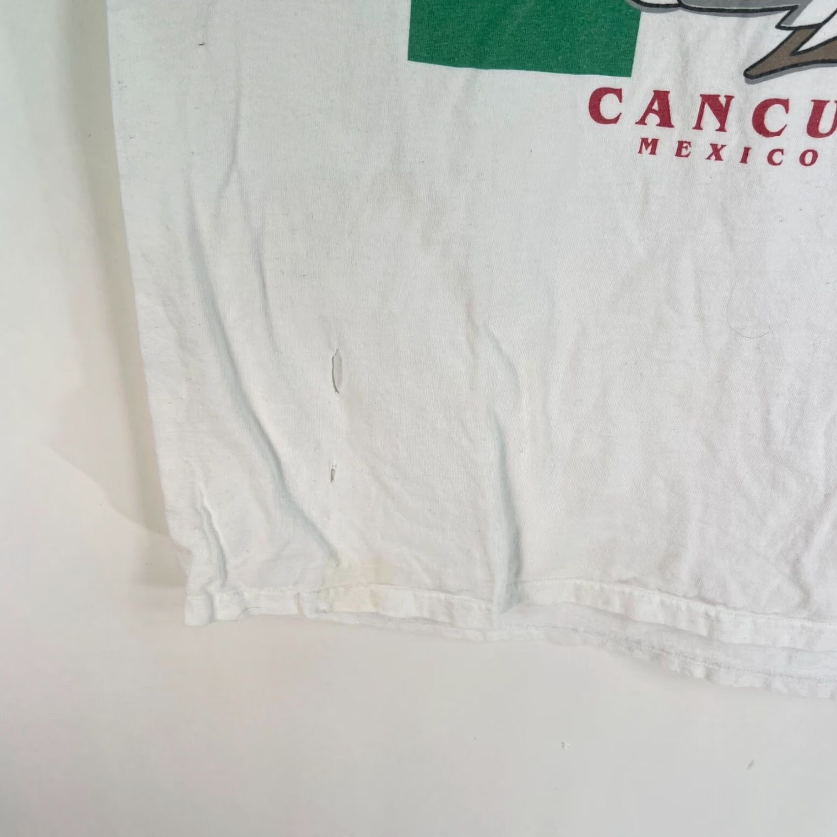 Vintage VINTAGE VIVA Cancun Mexico Speedy T Shirt Mens L White 90s Cartoon Beach Graphic Print Distressed Yaz Tag Size L Mens R y2020s? Size US L / EU 52-54 / 3 - 3 Thumbnail