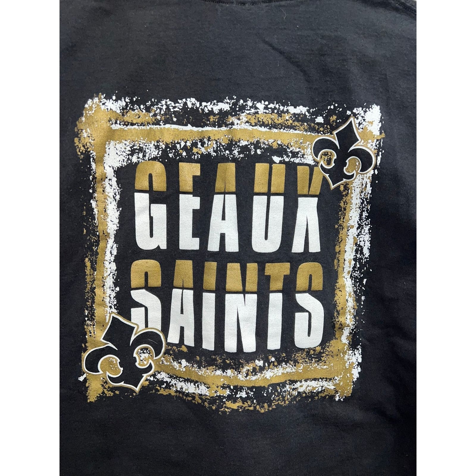 Vintage Vintage New Orleans Saints Shirt Who Dat Geaux NFL Tee Large Size US L / EU 52-54 / 3 - 6 Thumbnail