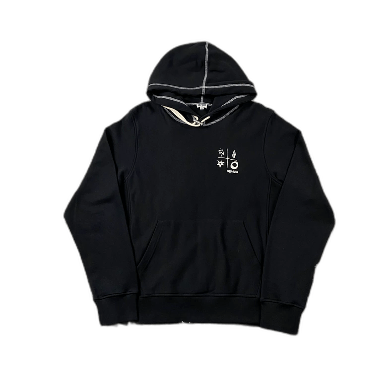Balenciaga Kenzo Black Hoodie Sweatshirt M Size Size US M / EU 48-50 / 2 - 1 Thumbnail