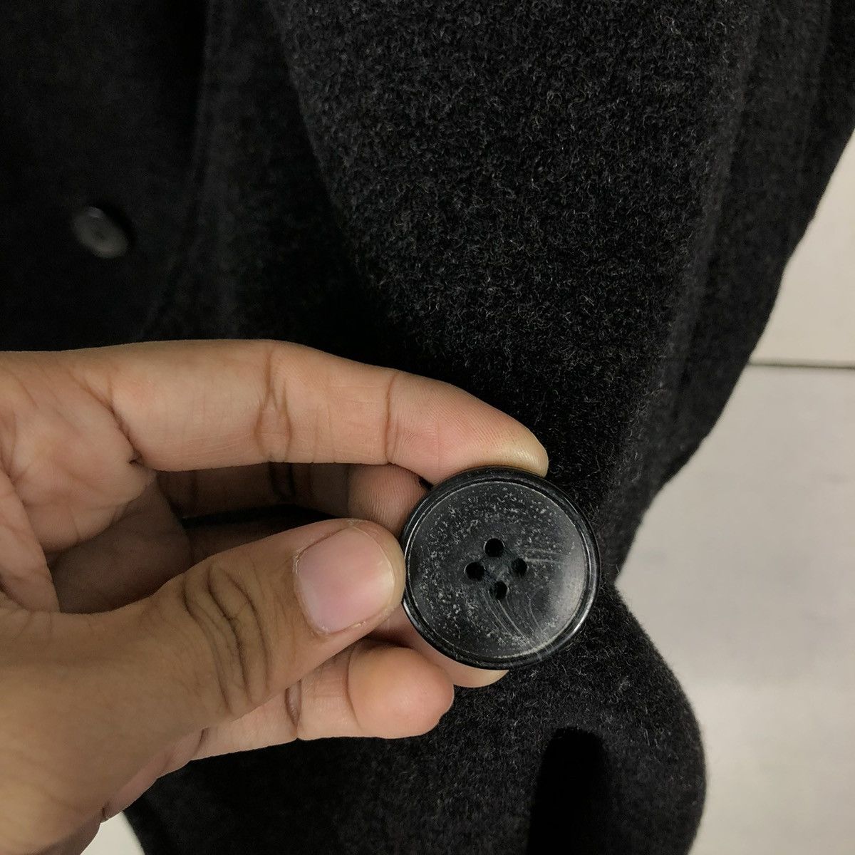 agnes b. 🔥VINTAGE WOOL HEAVY JACKET AGNES B. MADE IN FRANCE Size US M / EU 48-50 / 2 - 16 Thumbnail