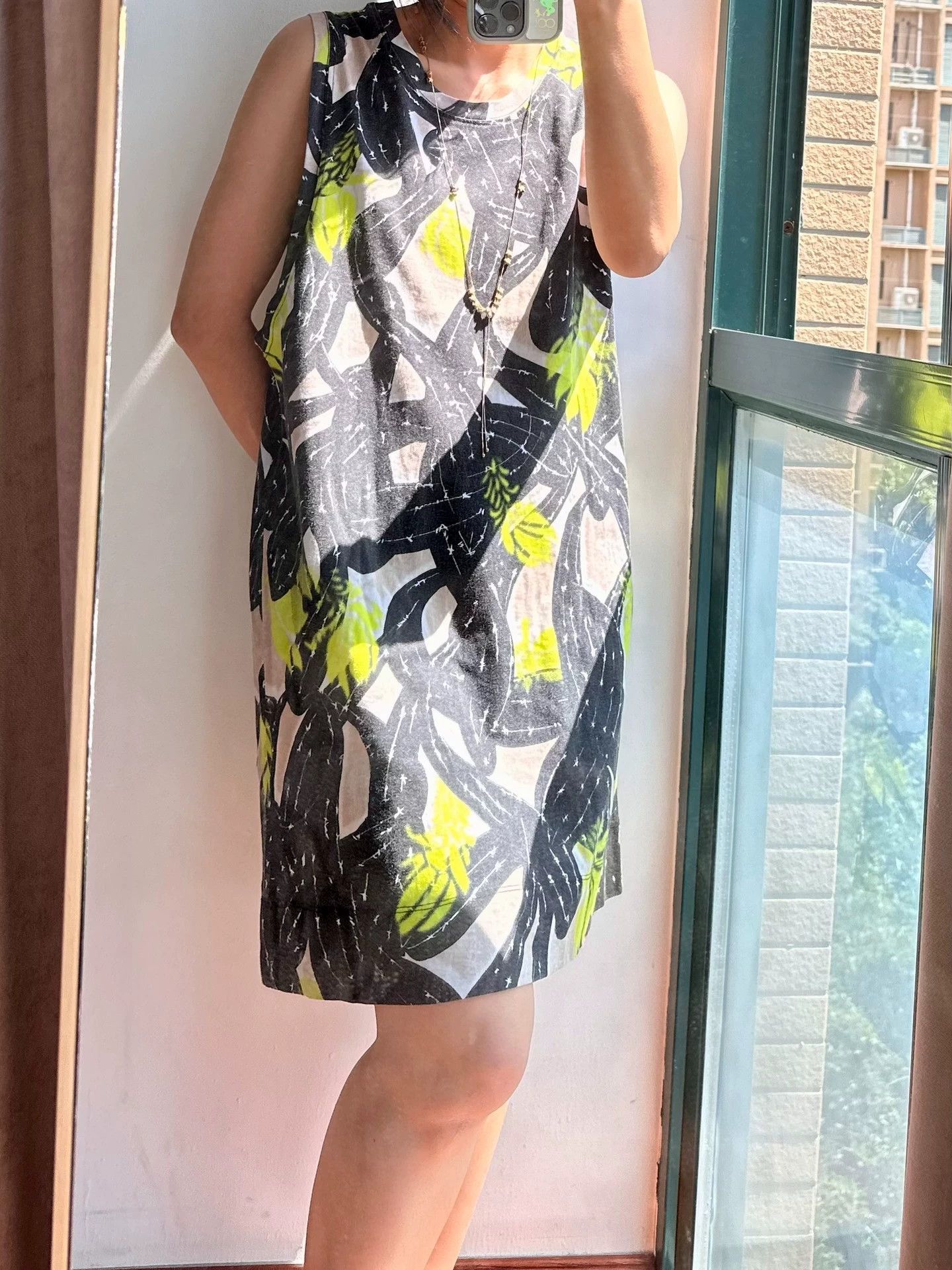 Dries Van Noten DVN Cotton Printed Thick Oversized Dress XL 95 New Size XL / US 12-14 / IT 48-50 - 7 Thumbnail