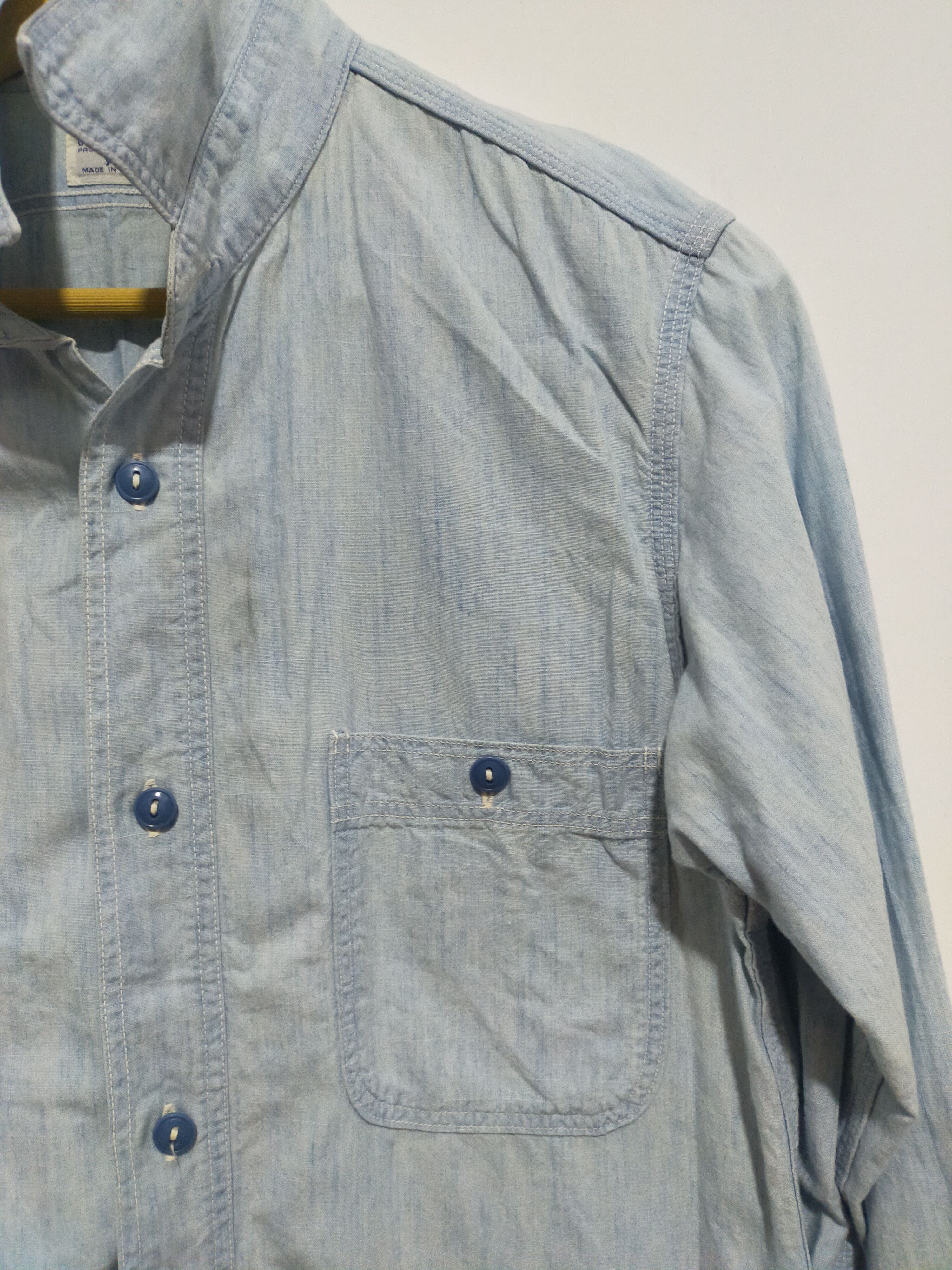Orslow ORSLOW CHAMBRAY SHIRT Size US M / EU 48-50 / 2 - 6 Thumbnail