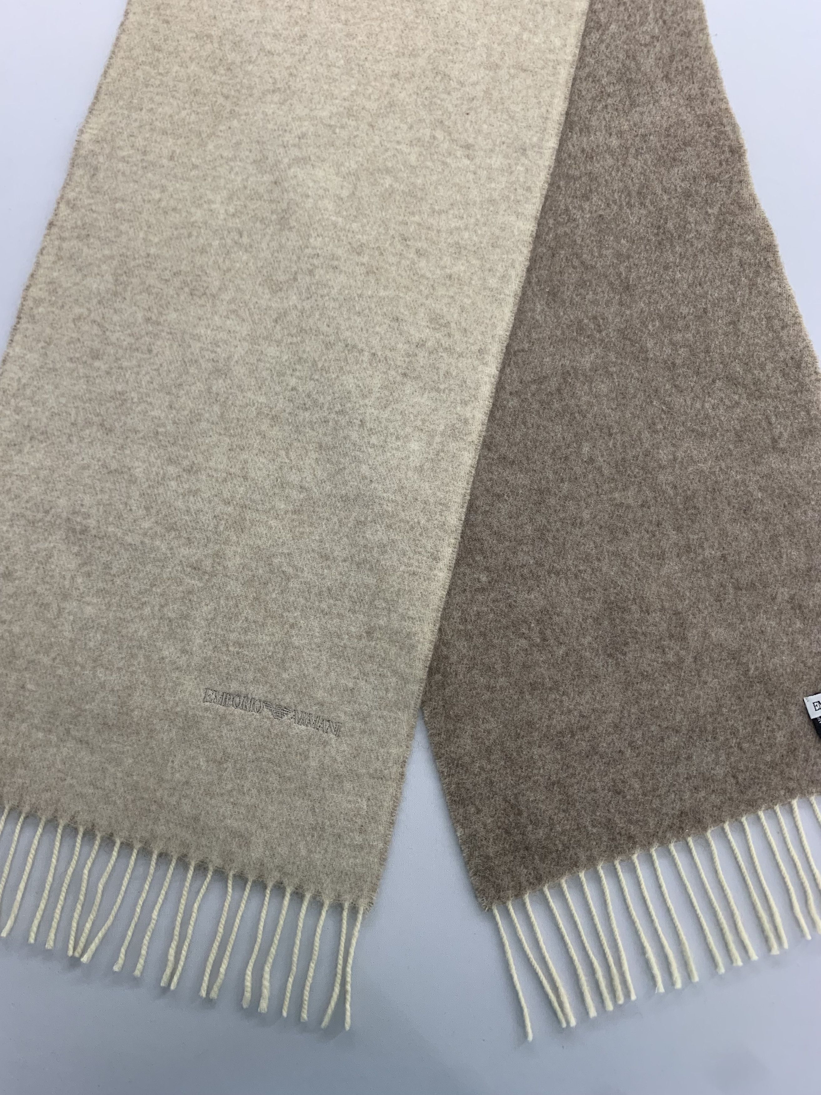 Emporio Armani Emporio Armani Scarf Wool Muffler Neck Wrap BL3044 Size ONE SIZE - 3 Thumbnail