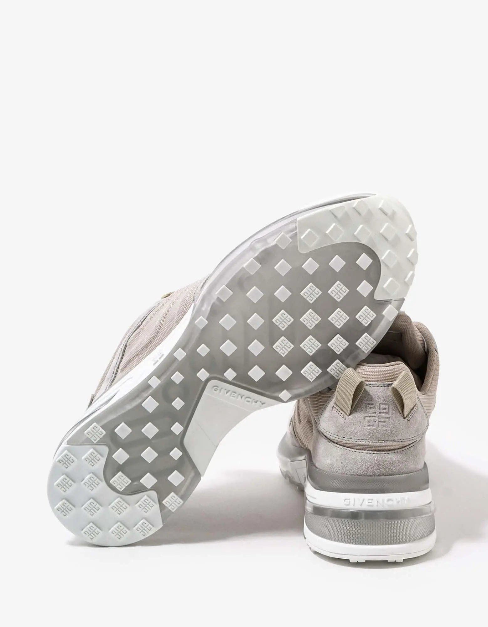 Givenchy Givenchy Cream Giv 1 Leather & Mesh Trainers Size US 11 / EU 44 - 3 Thumbnail