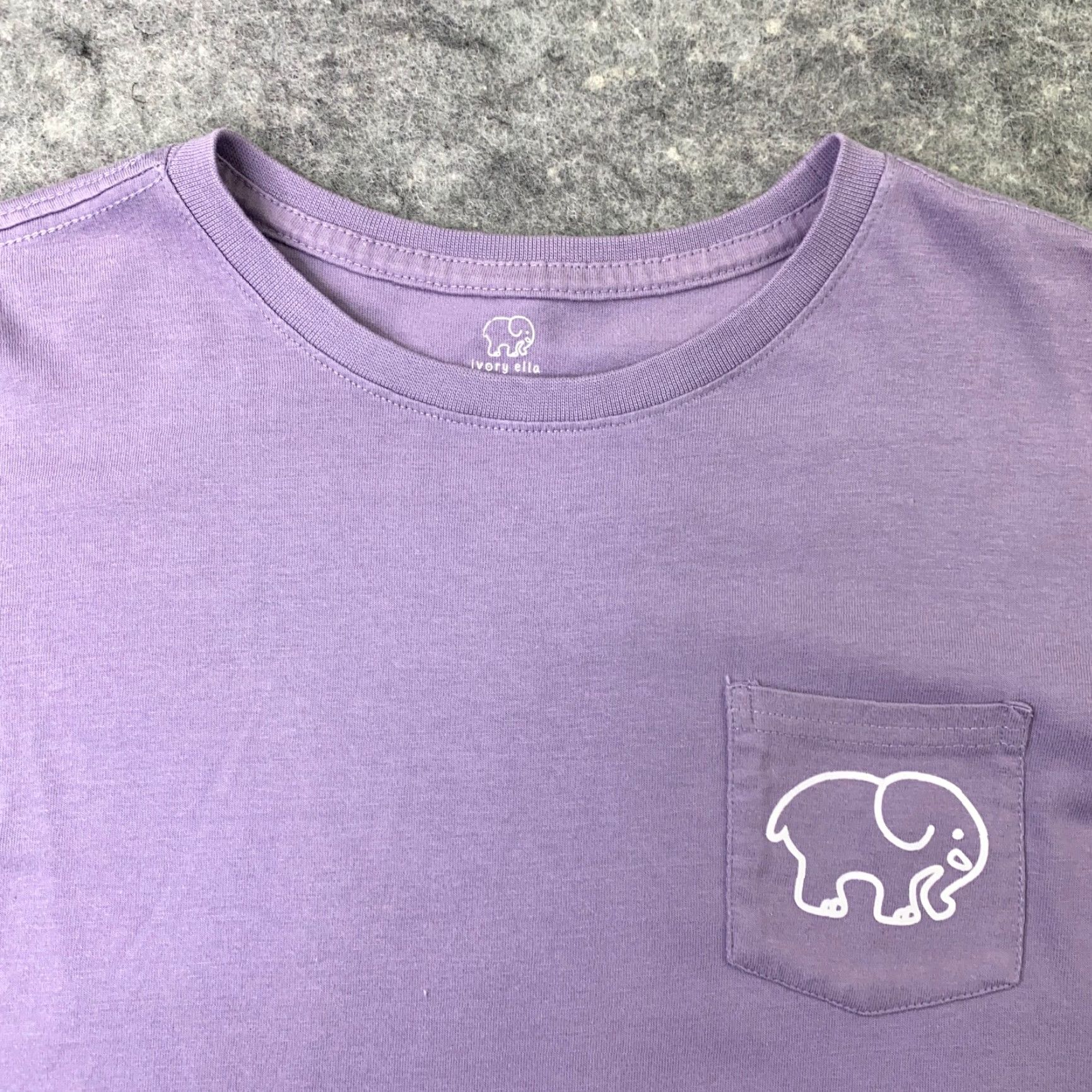 Vintage IVORY ELLA Womens Shirt XS Purple Long Sleeve Paisley Elephant Graphic Size XS / US 0-2 / IT 36-38 - 4 Thumbnail