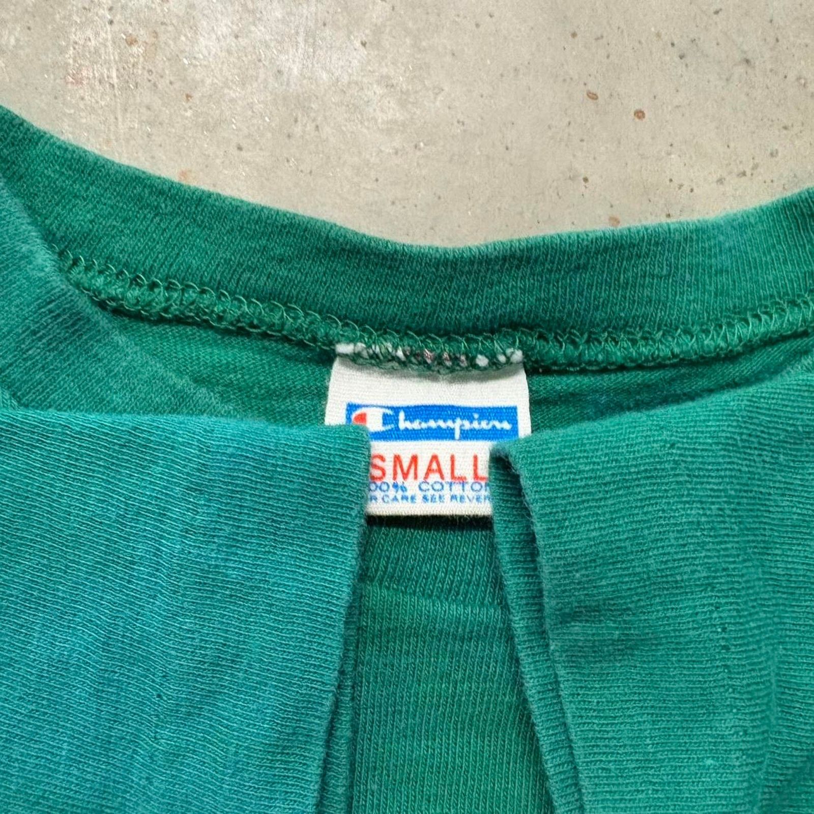 Champion × Vintage Crazy Vintage 70s Champion Blue Bar Churchill Track T Shirt Size US S / EU 44-46 / 1 - 4 Thumbnail