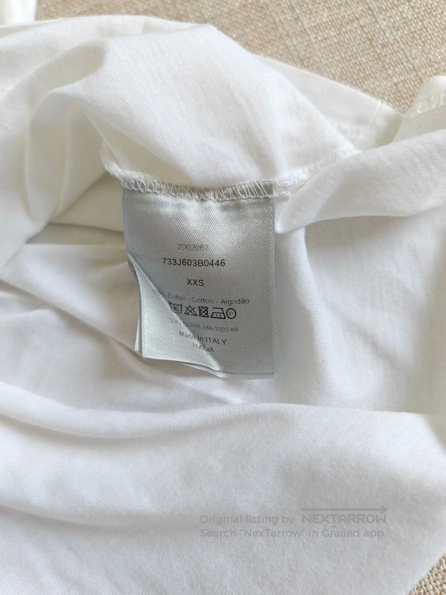 Dior Dior Men's Bee Embroidery T-Shirt. Size US XXS / EU 40 - 4 Thumbnail