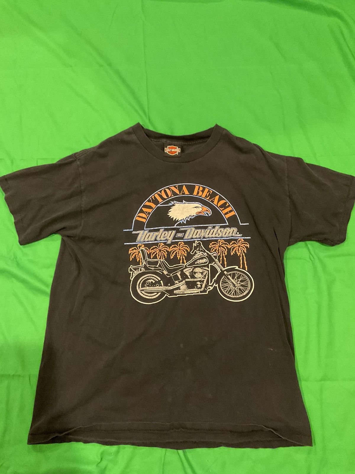 Harley Davidson × Vintage Harley Davidson Daytona Beach Florida tee Size US XL / EU 56 / 4 - 1 Thumbnail