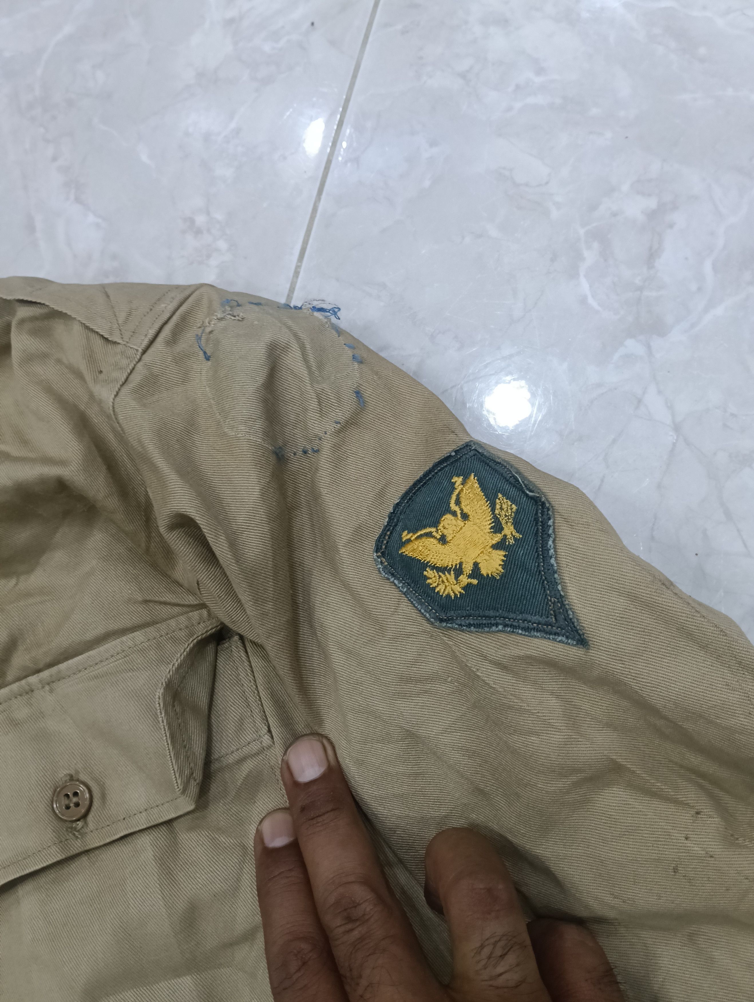 Army Of Me True Vintage 40s/50s Us Army Officer WWll Size US L / EU 52-54 / 3 - 14 Thumbnail