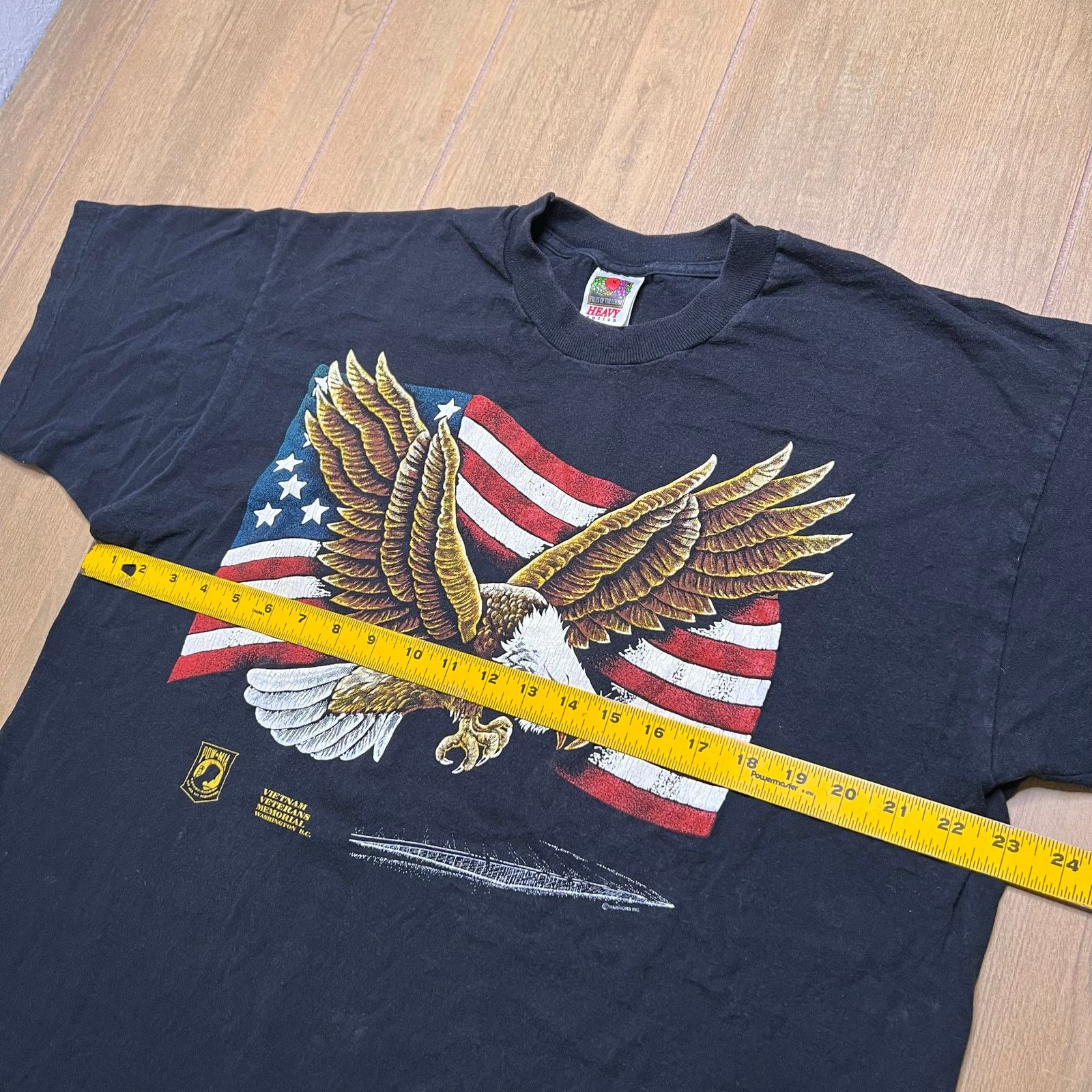 Fruit Of The Loom Vintage 90s American Bald Eagle T Shirt Size XL Size US XL / EU 56 / 4 - 7 Thumbnail