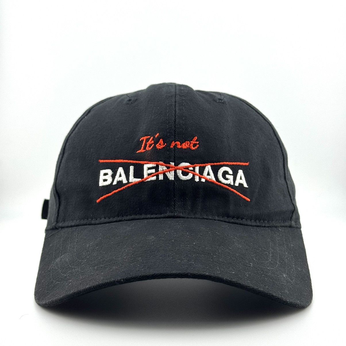 Other It’s Not Balenciaga Parody Embroidered Dad Hat Adjustable Size ONE SIZE - 2 Thumbnail