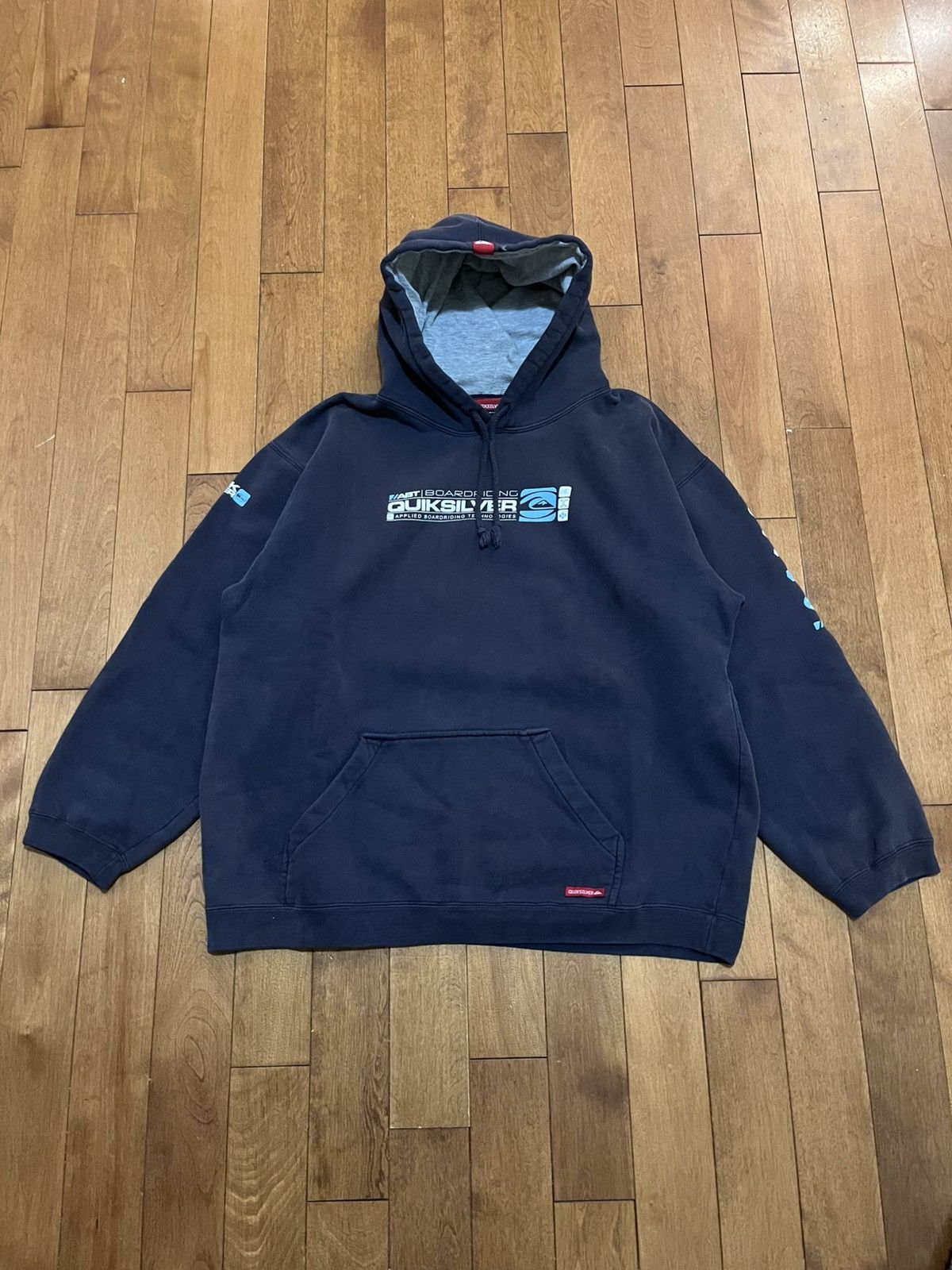 Quiksilver Vintage y2k quiksilver boxy hoodie Size US XL / EU 56 / 4 - 2 Thumbnail