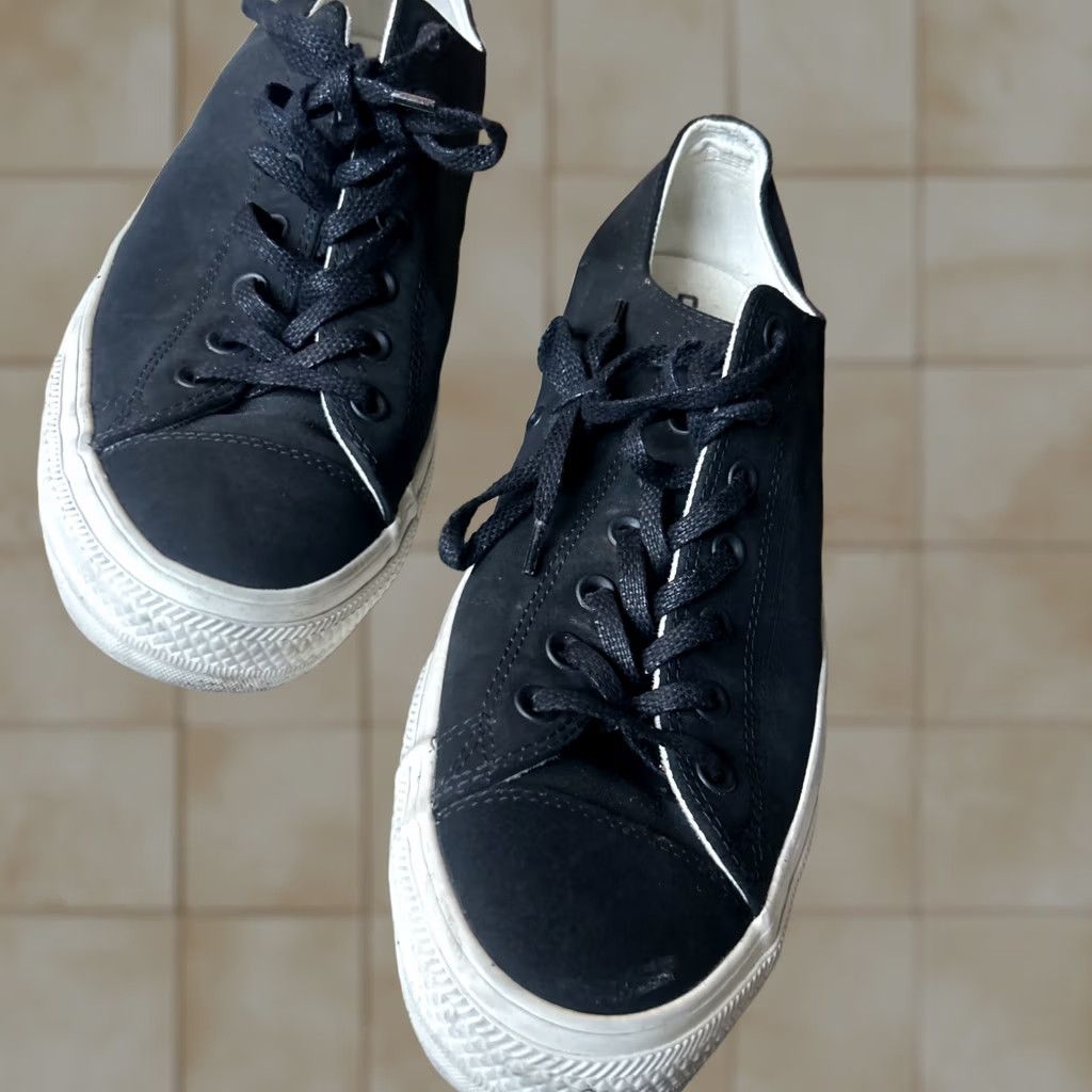 Converse Converse CTAS OX Sneaker Men 13 Black Driftwood Nubuck Rubber Comfort Casual Shoes M CTAS OX Universities - Size US 13 / EU 46 - 1 Thumbnail