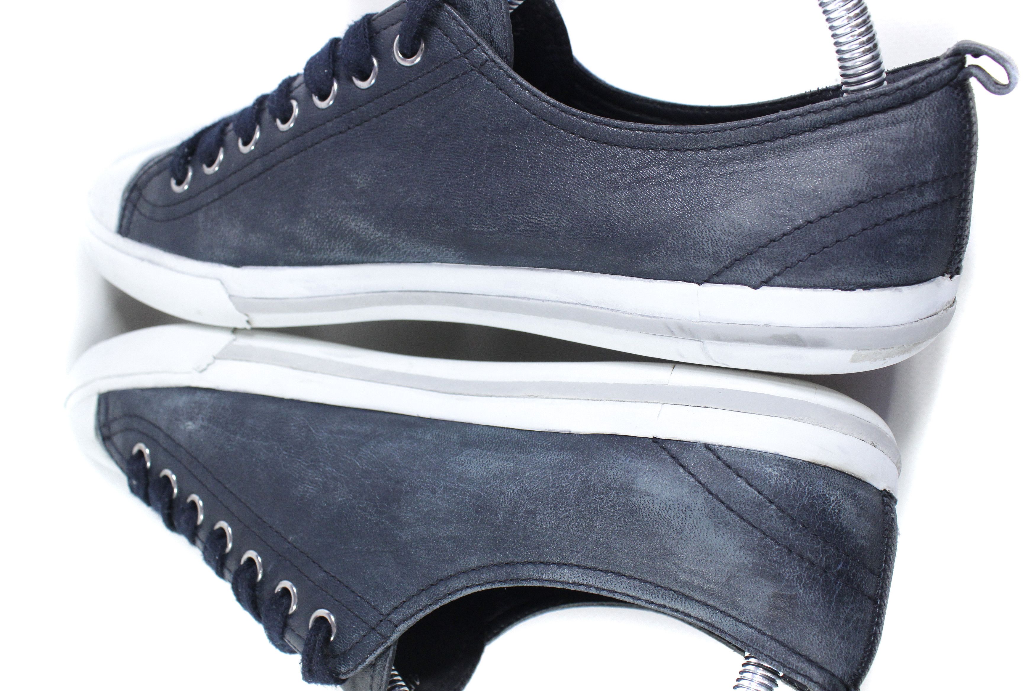 Prada Sport Leather Distressed Low Sneakers Size US 7.5 / EU 40-41 - 6 Thumbnail