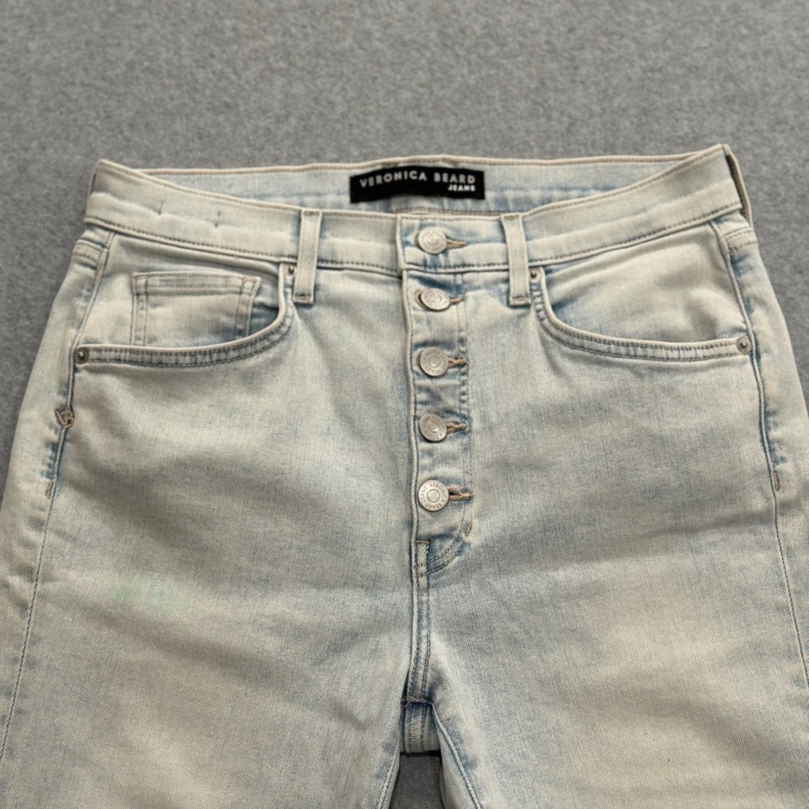 Veronica Beard Veronica Beard Debbie Skinny Jeans - Everest Wash Size 30" / US 8 / IT 44 - 7 Thumbnail