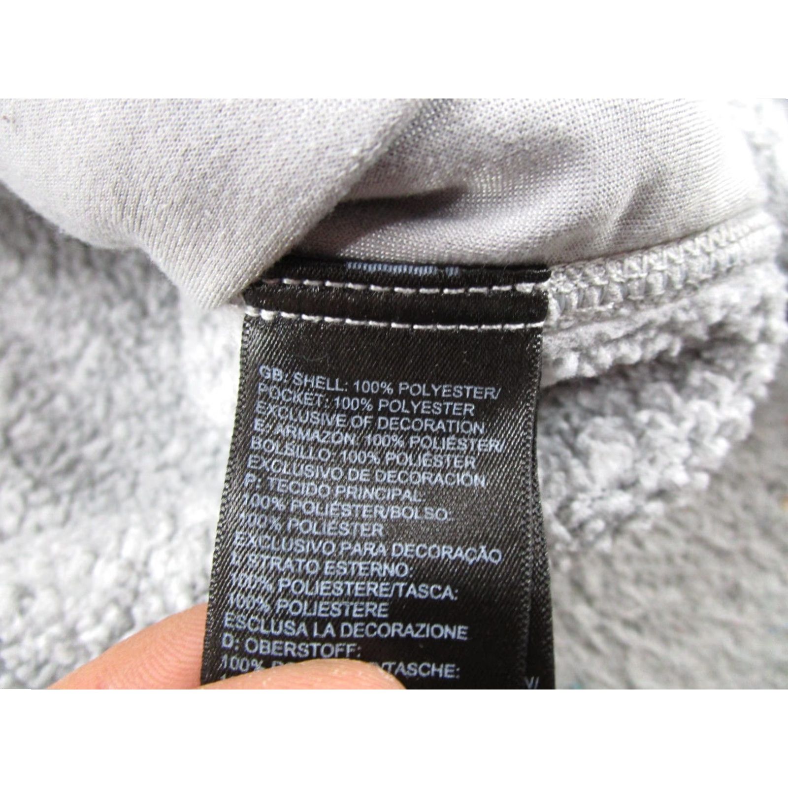 The North Face The North Face Womens Sweatshirt Pullover M Gray Pockets Skiing Portable Logo Winter Size M / US 6-8 / IT 42-44 - 3 Thumbnail