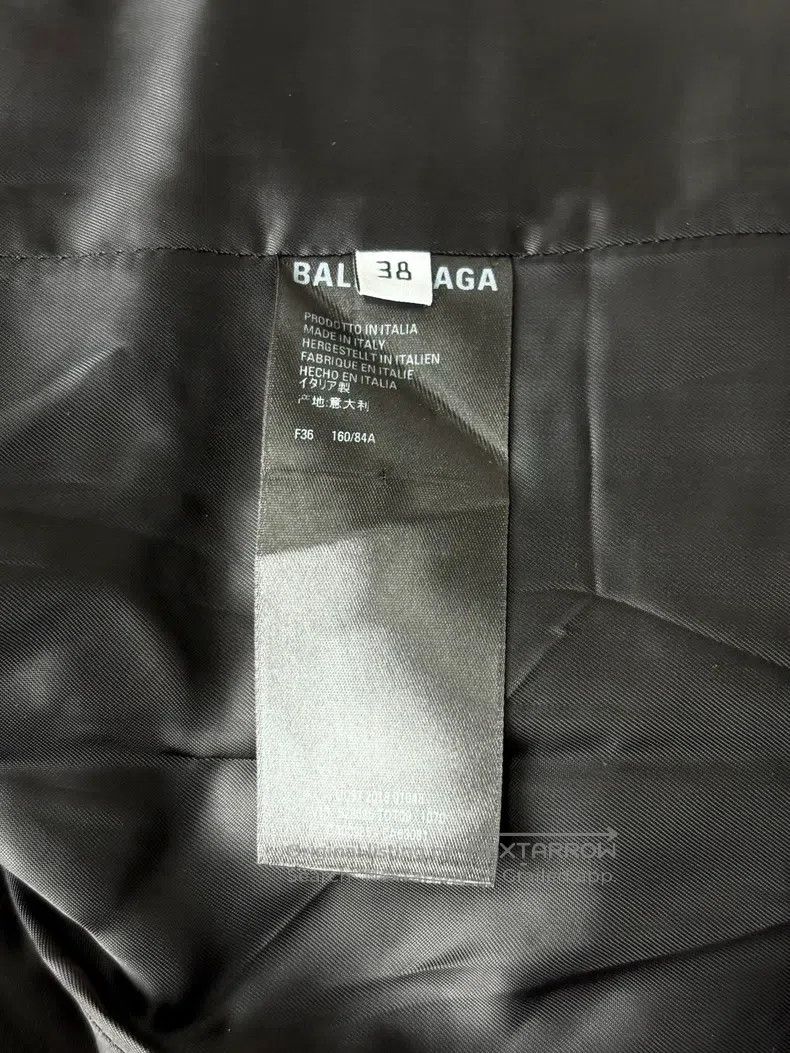 Balenciaga Balenciaga Black and White Plaid Double-Breasted Classic T Size XS / US 0-2 / IT 36-38 - 7 Thumbnail