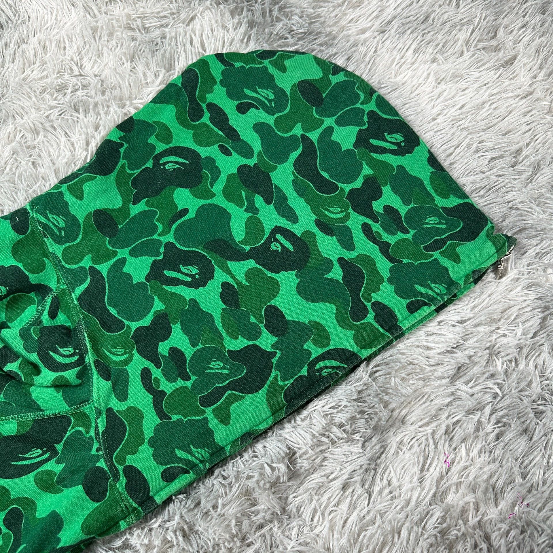 Bape bape green camouflage zip-up jacket Size US M / EU 48-50 / 2 - 3 Thumbnail