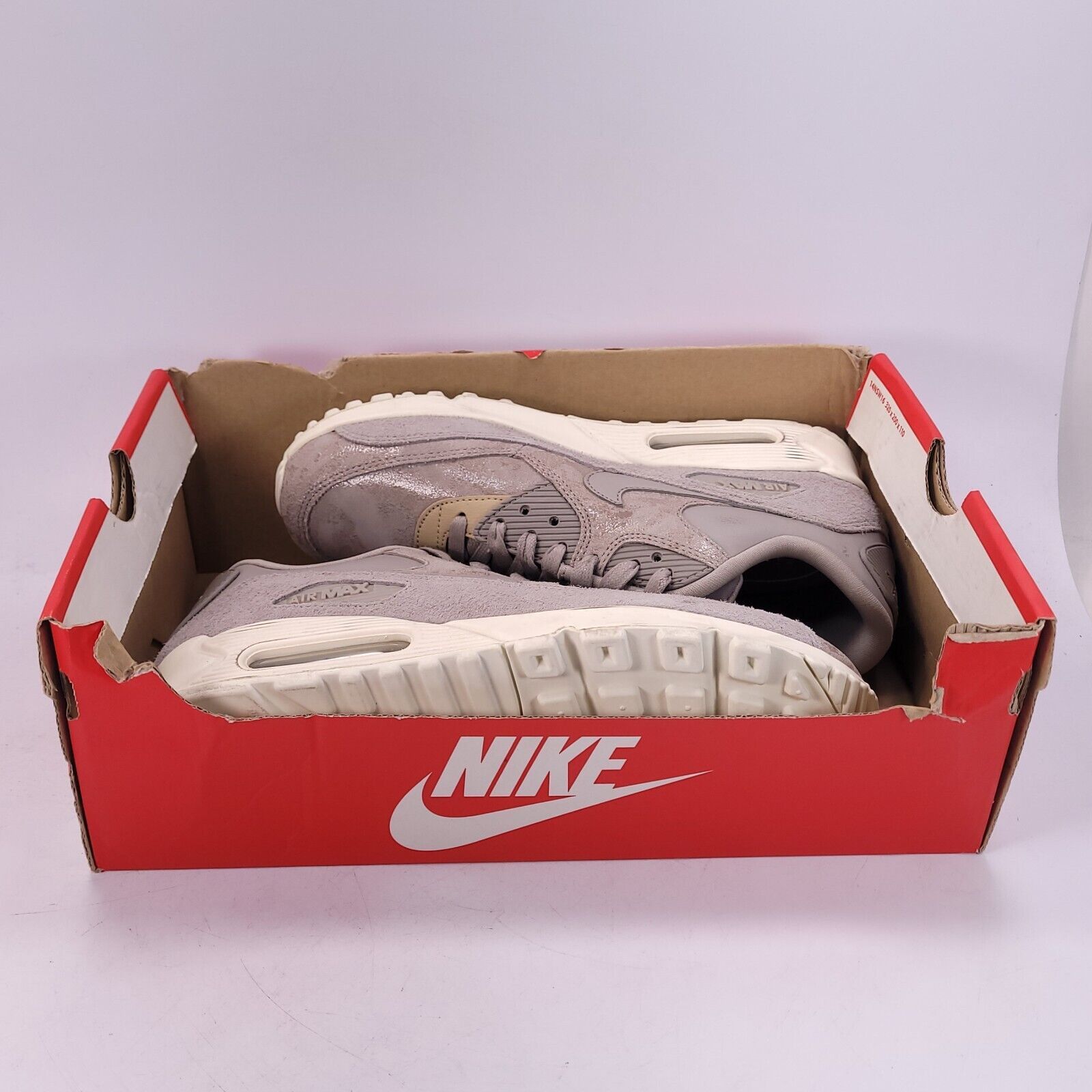 Nike Nike Air Max 90 SD Shoe Women Size 8.5 920959-001 Gray White Size US 8.5 / IT 38.5 - 10 Thumbnail