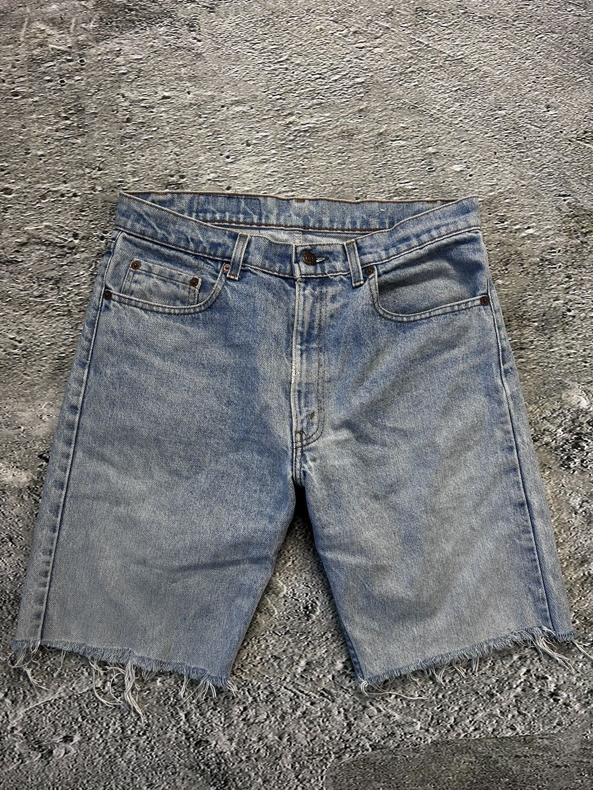 Levi's Levi’s vintage denim shorts baby blue jorts 505 made in USA Size US 34 / EU 50 - 4 Thumbnail