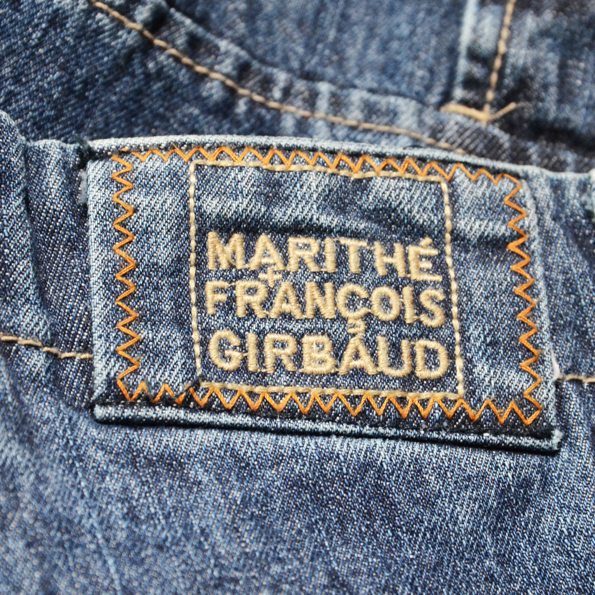 Marithe + Francois Girbaud M+FG Long Denim Shorts W32 Y2K Hip Hop 2006 Rare Craft Size US 32 / EU 48 - 3 Thumbnail