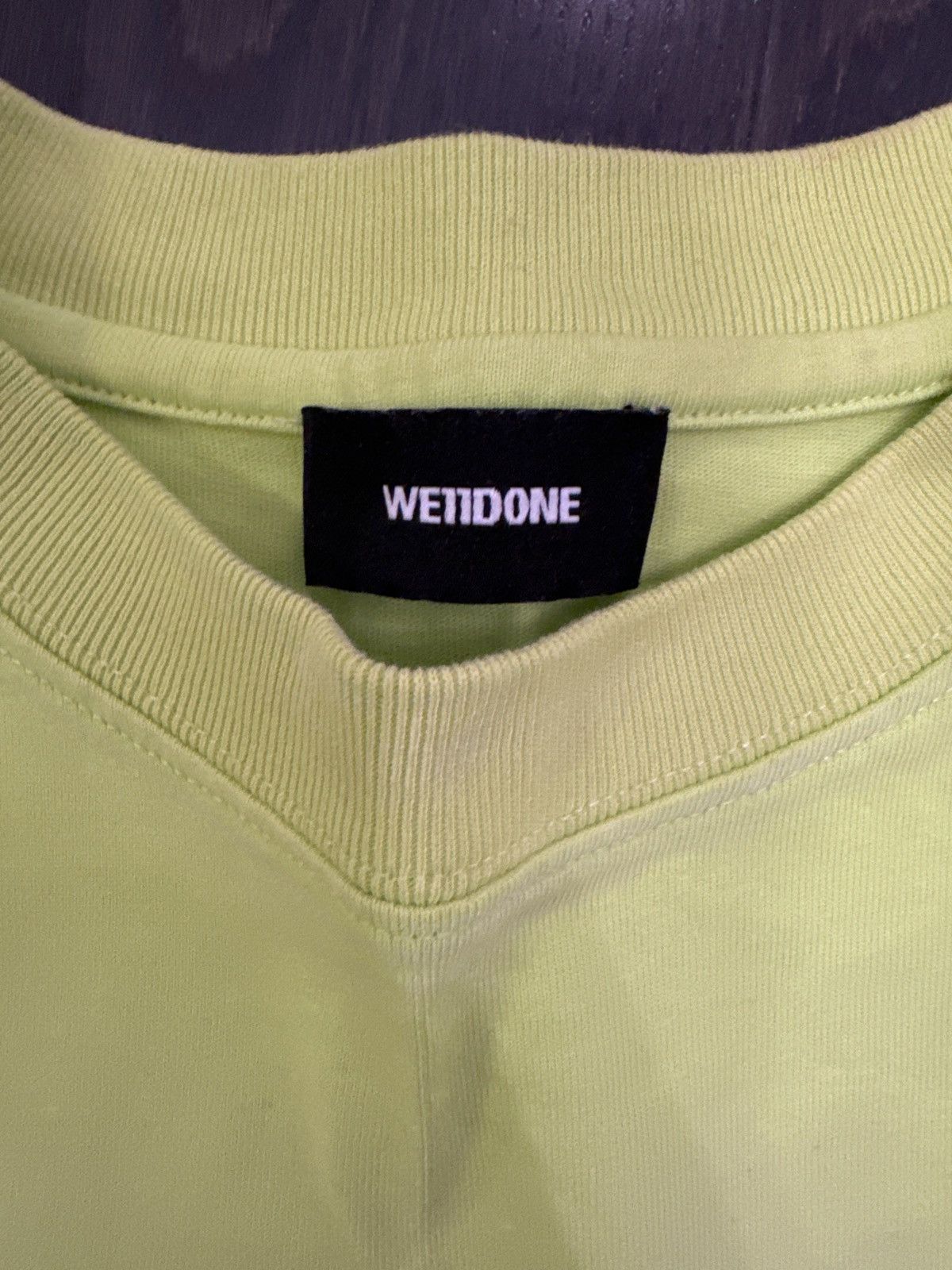 WE11DONE We11done Logo t shirt Size US M / EU 48-50 / 2 - 4 Thumbnail