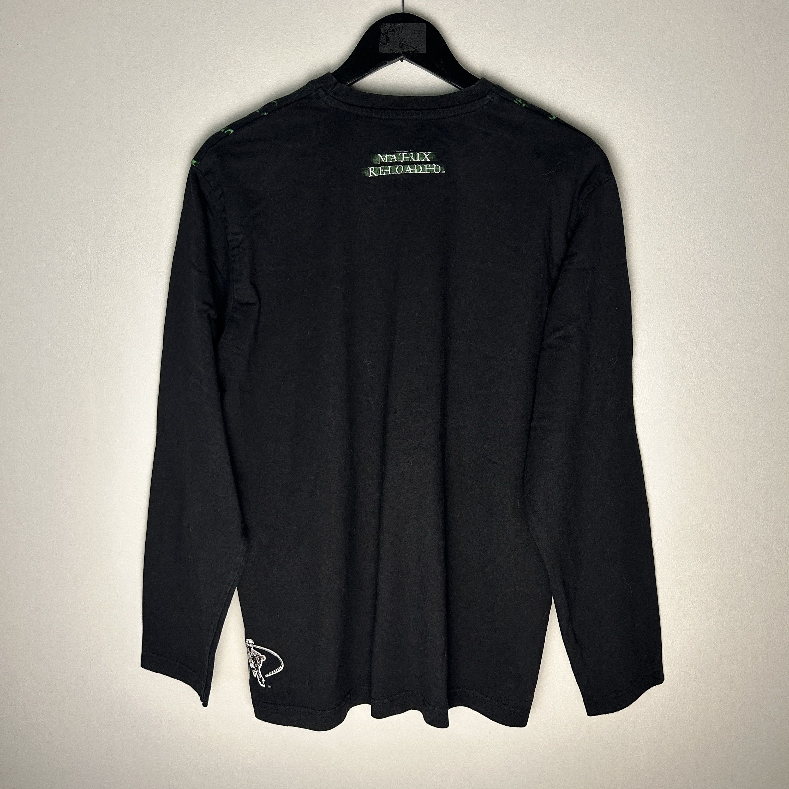 Vintage Vintage Matrix Reloaded Glitch 2003 Longsleeve Movie T-shirt Size US L / EU 52-54 / 3 - 2 Thumbnail