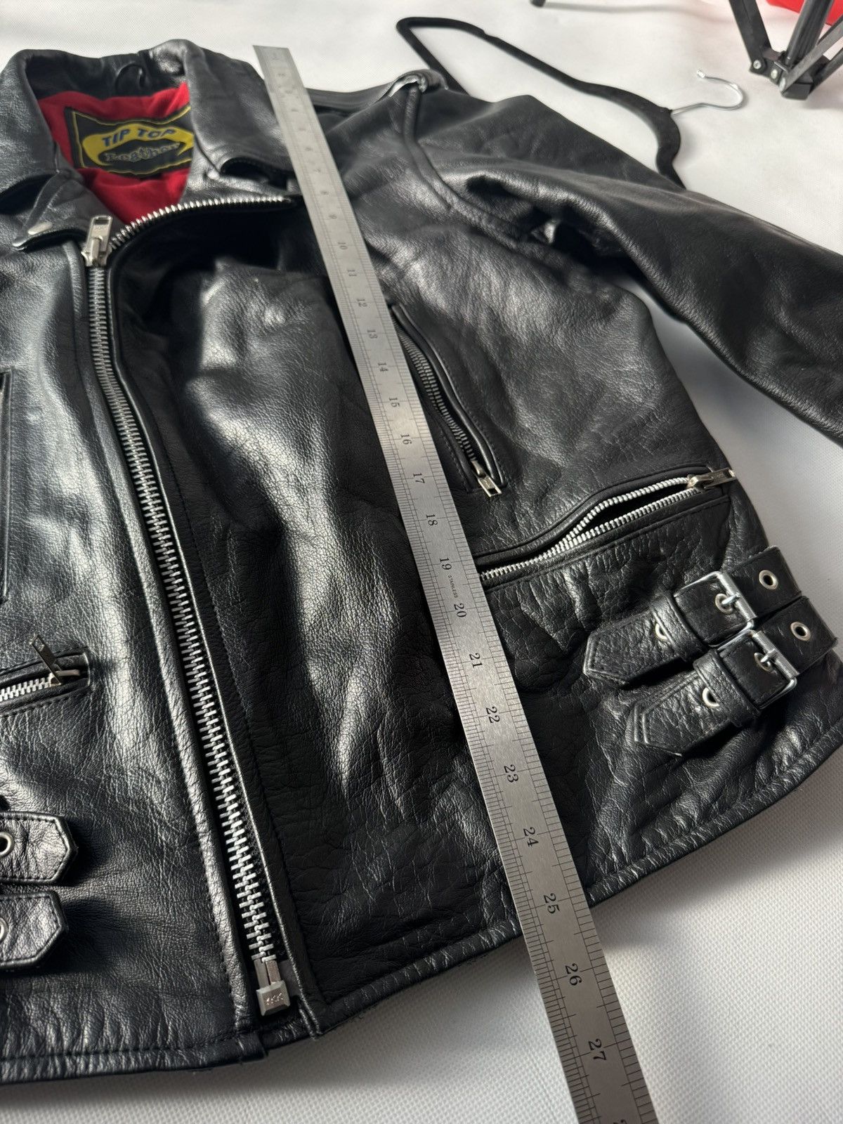 Vintage Vintage Leather Jacket Black Large Zip Up Motorcycle Biker Size US L / EU 52-54 / 3 - 23 Thumbnail