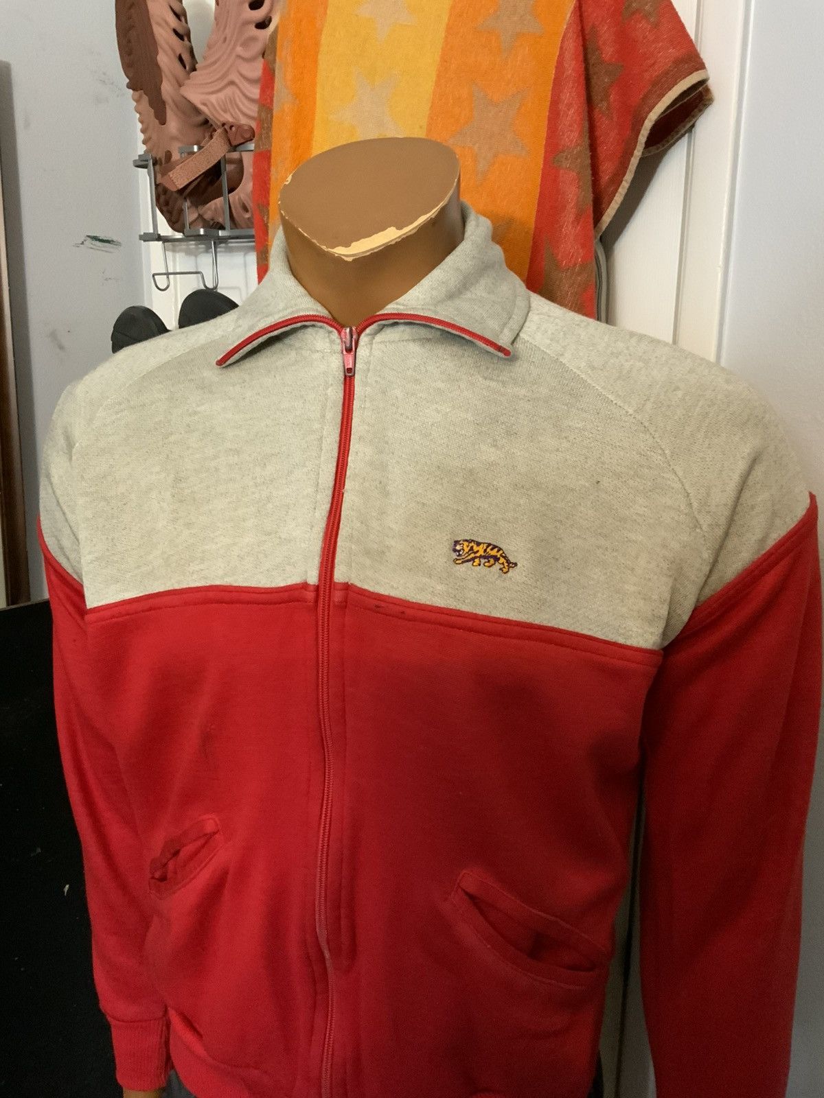 Champion Vintage 80s Champion Tiger Embroidered Full Zip Track Jacket Size US M / EU 48-50 / 2 - 16 Thumbnail