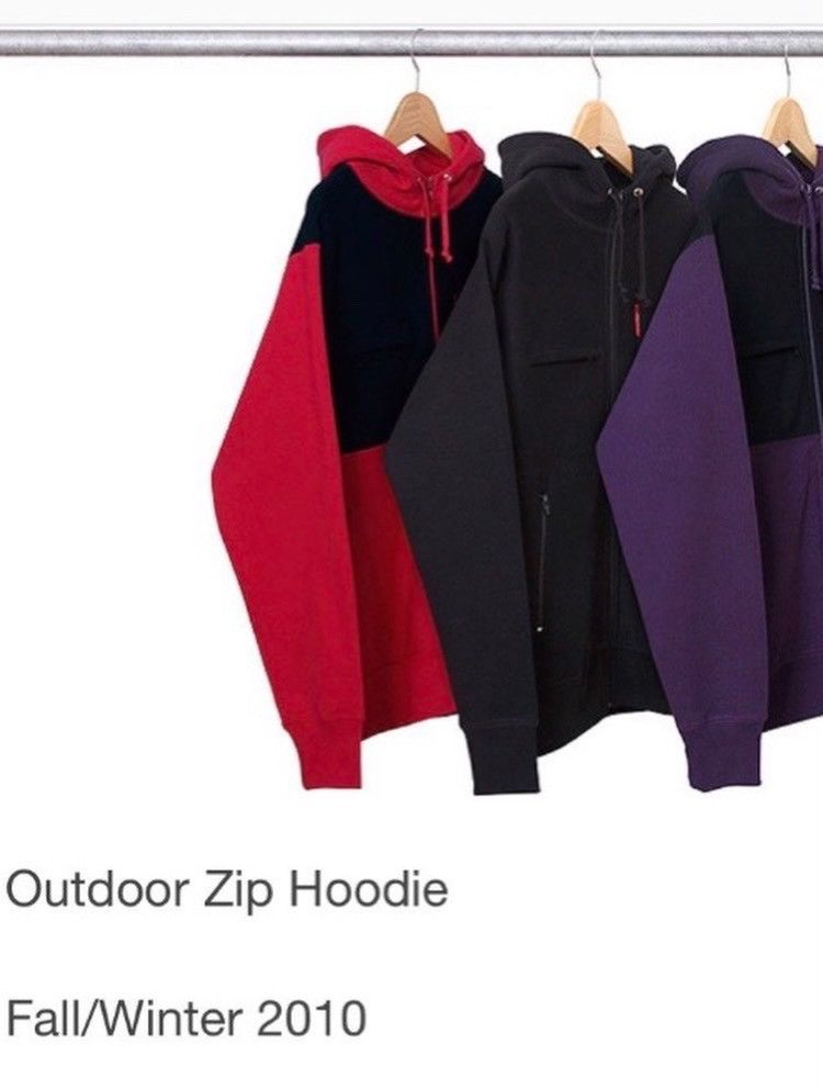 Supreme FW 2010 Supreme Outdoor Heavy Weight Zip Up Pullover Hoodie Size US L / EU 52-54 / 3 - 24 Thumbnail