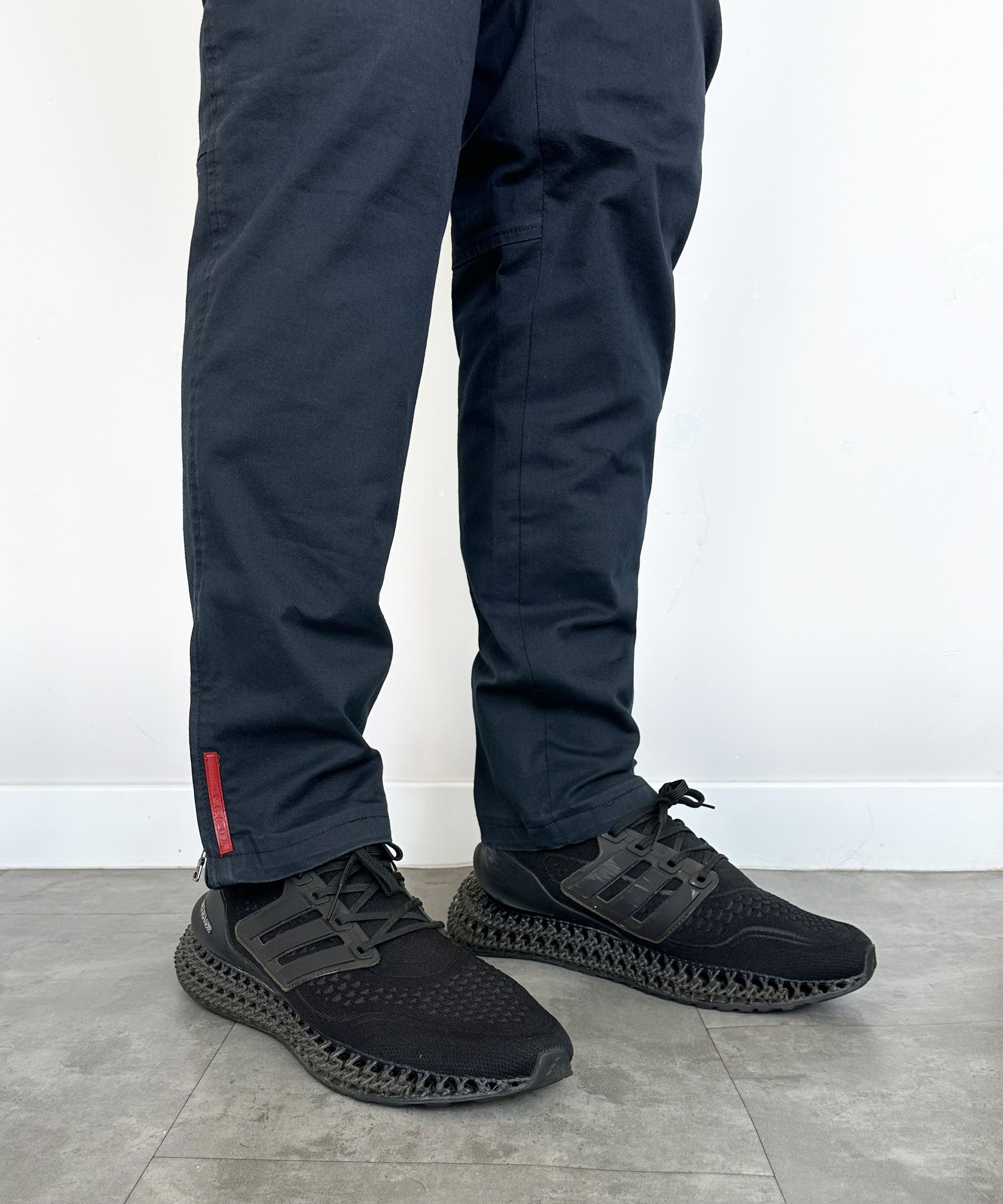 Prada 🔴 PRADA Pants Trousers Navy Blue Cotton Red Tab Pockets Size US 36 / EU 52 - 3 Thumbnail